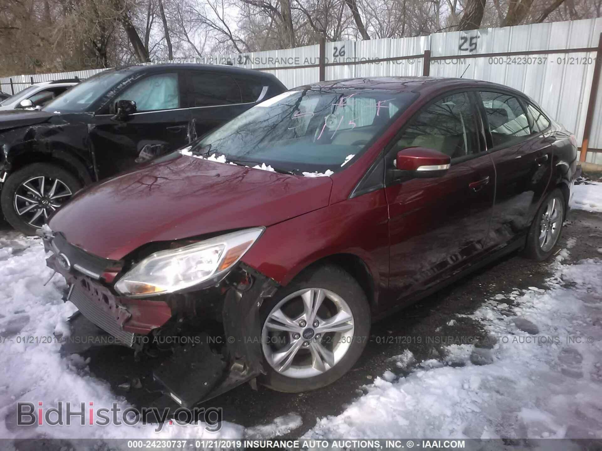 2014 FORD FOCUS - VIN: 1FADP3F2XEL138874 - Фото 2