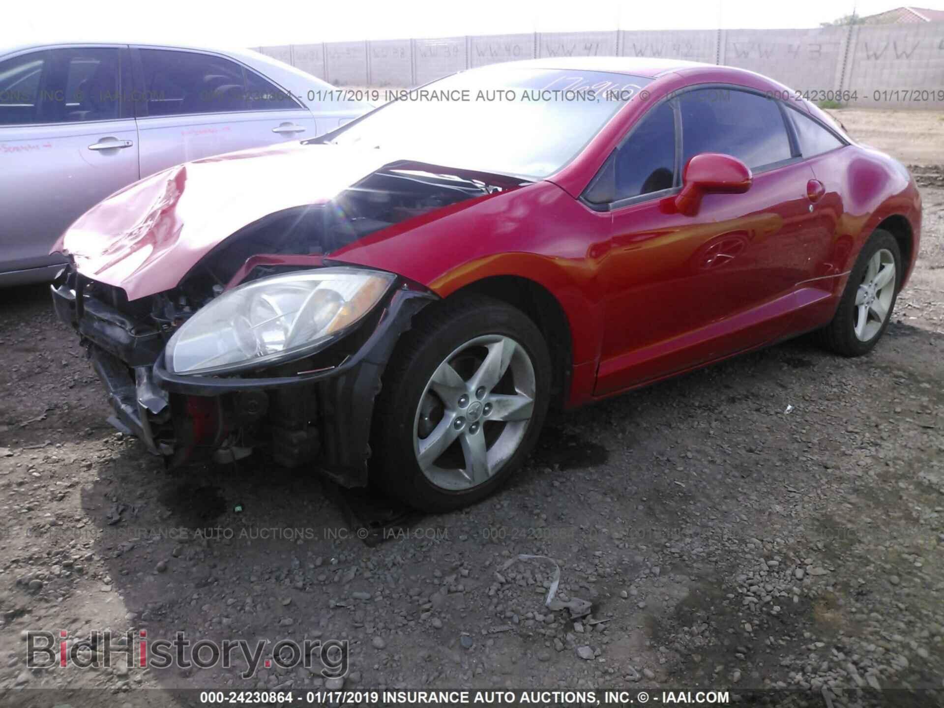 2007 MITSUBISHI ECLIPSE - VIN: 4A3AK24F87E010634 - Фото 2