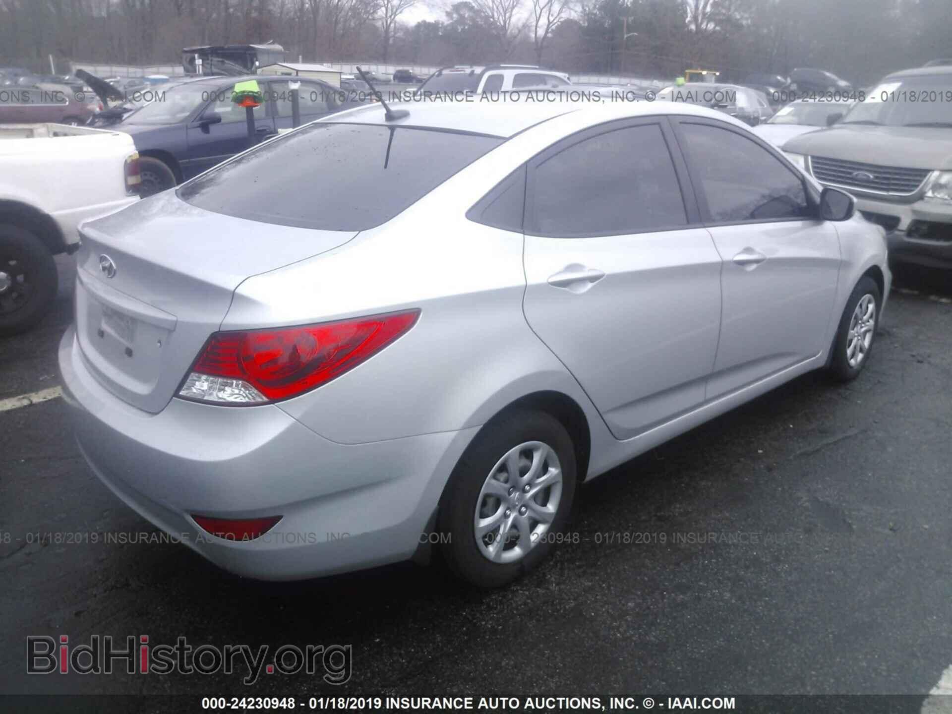 2014 HYUNDAI ACCENT - VIN: KMHCT4AE2EU736066 - Фото 4