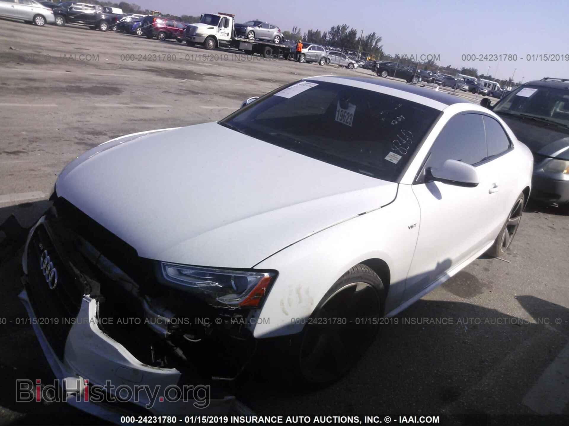 2014 AUDI S5 - VIN: WAUCGAFR0EA048360 - Photo 2