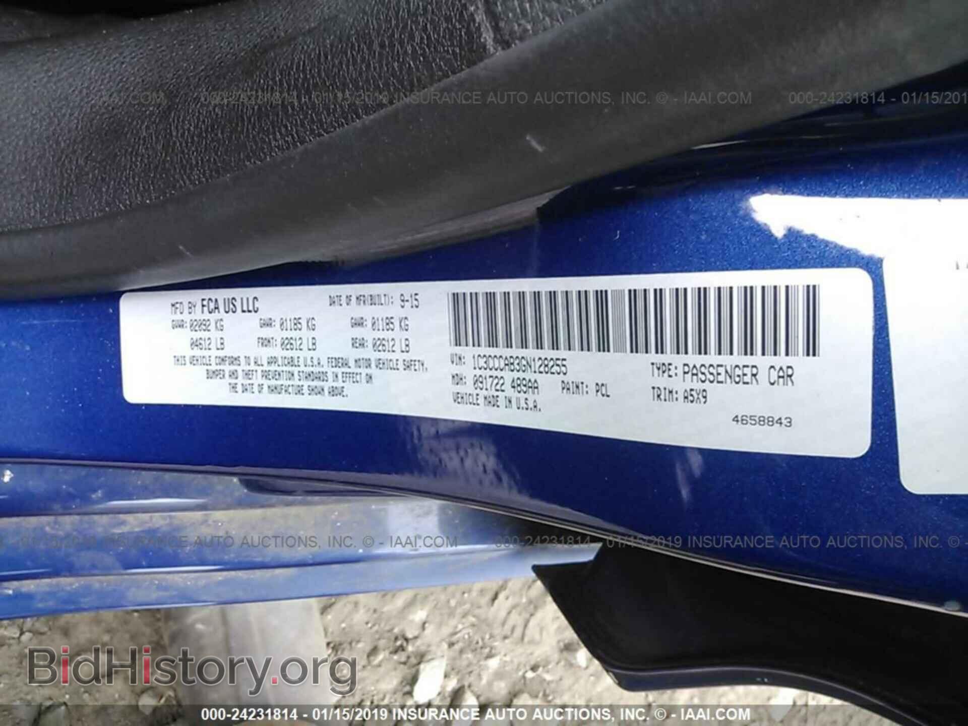 2016 CHRYSLER 200 - VIN: 1C3CCCAB3GN128255 - Photo 9