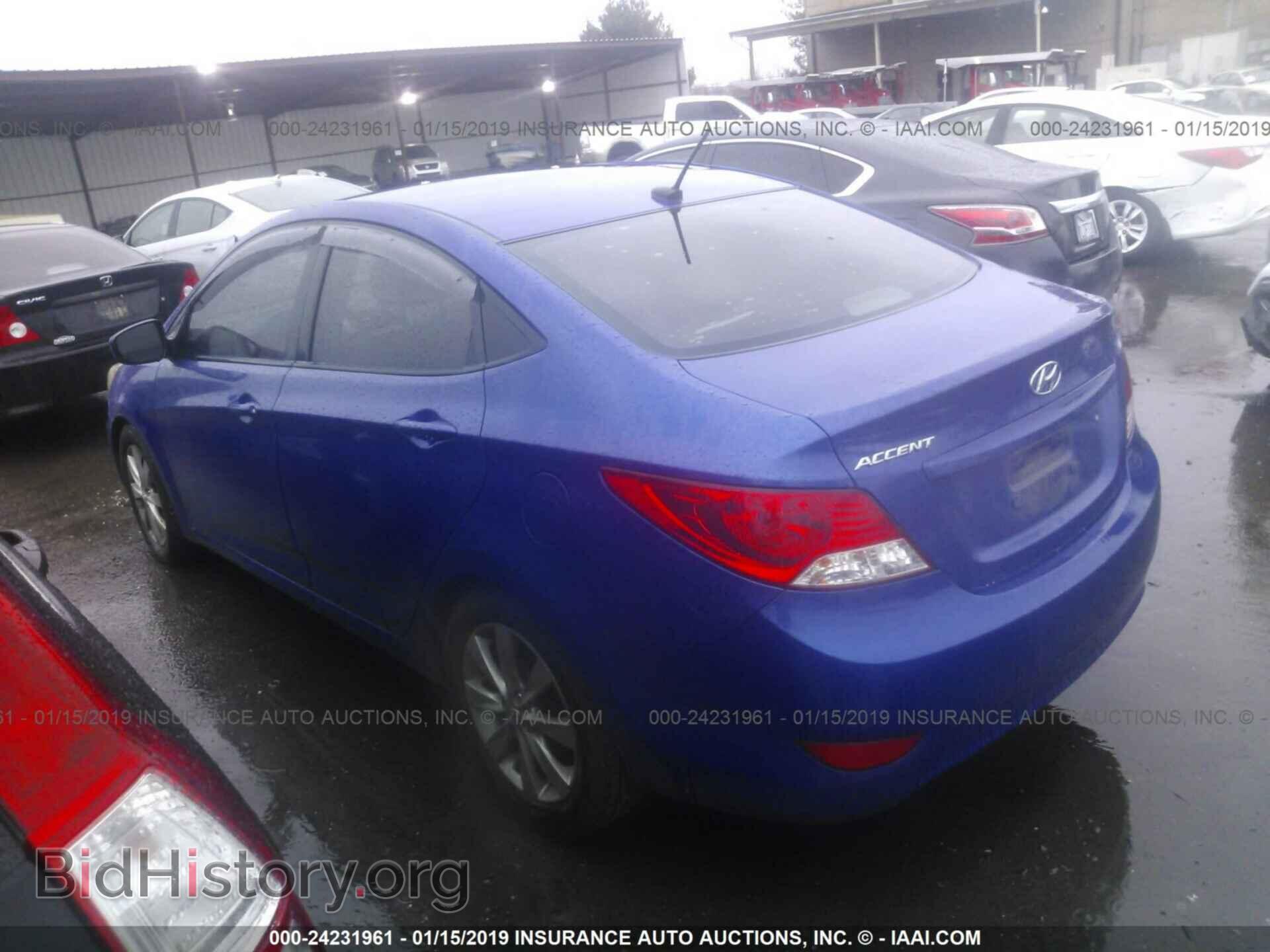 2012 HYUNDAI ACCENT - VIN: KMHCU4AE3CU224696 - Фото 3