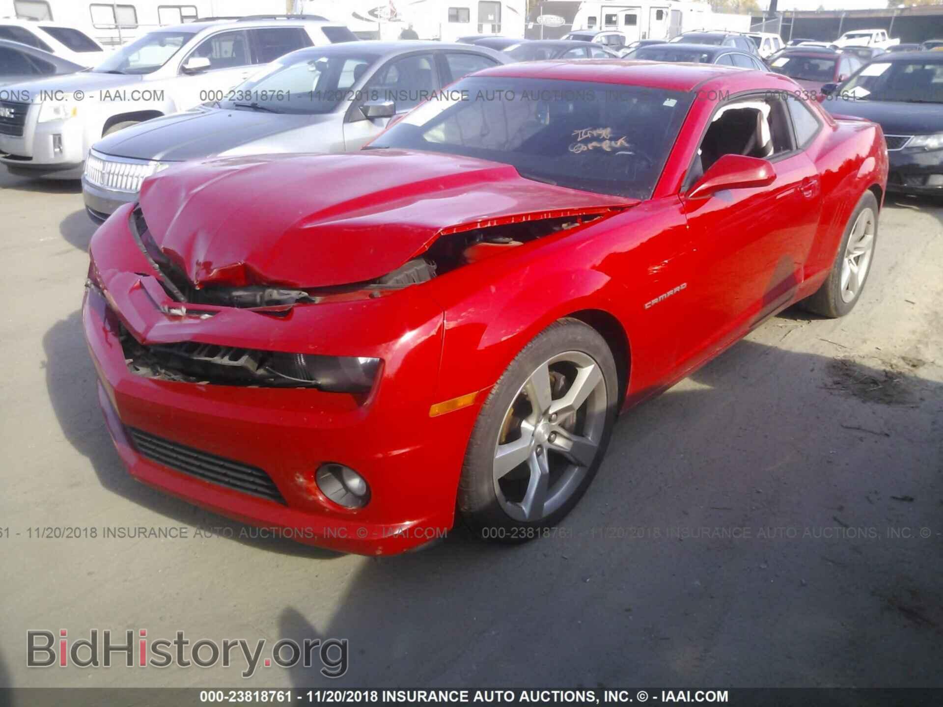 2012 CHEVROLET CAMARO - VIN: 2G1FJ1EJ4C9126332 - Фото 2