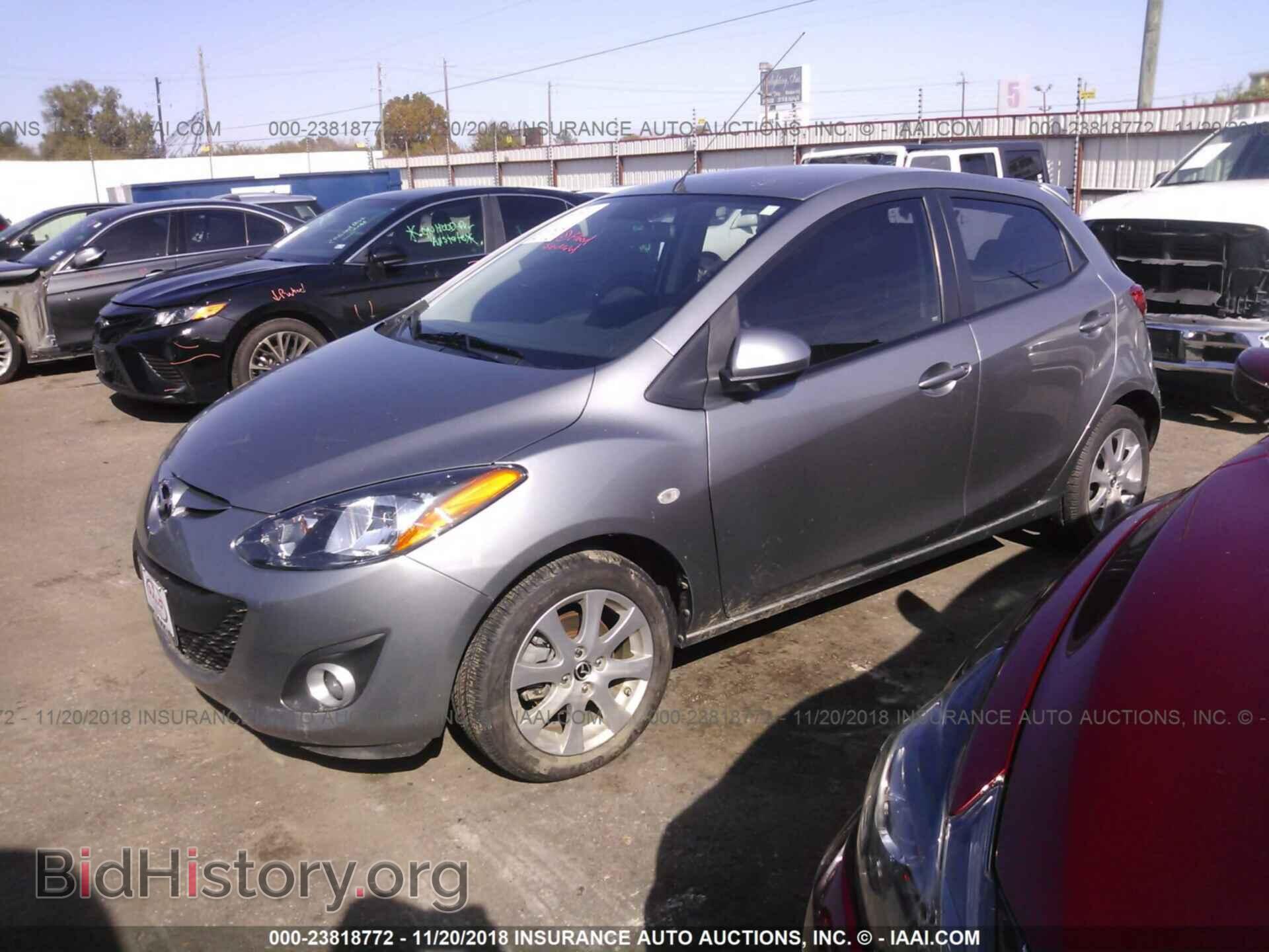 2014 MAZDA MAZDA2 - VIN: JM1DE1LY7E0185536 - Фото 2