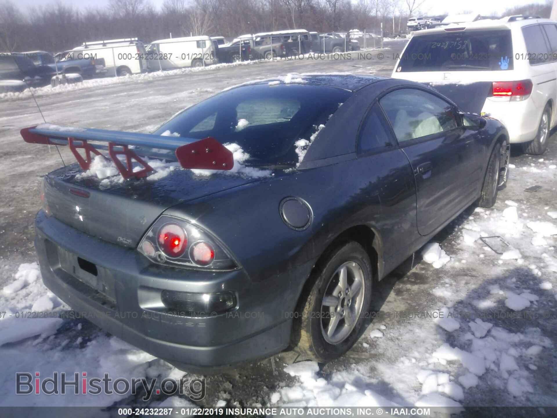 2002 MITSUBISHI ECLIPSE - VIN: 4A3AC34G82E090831 - Фото 4
