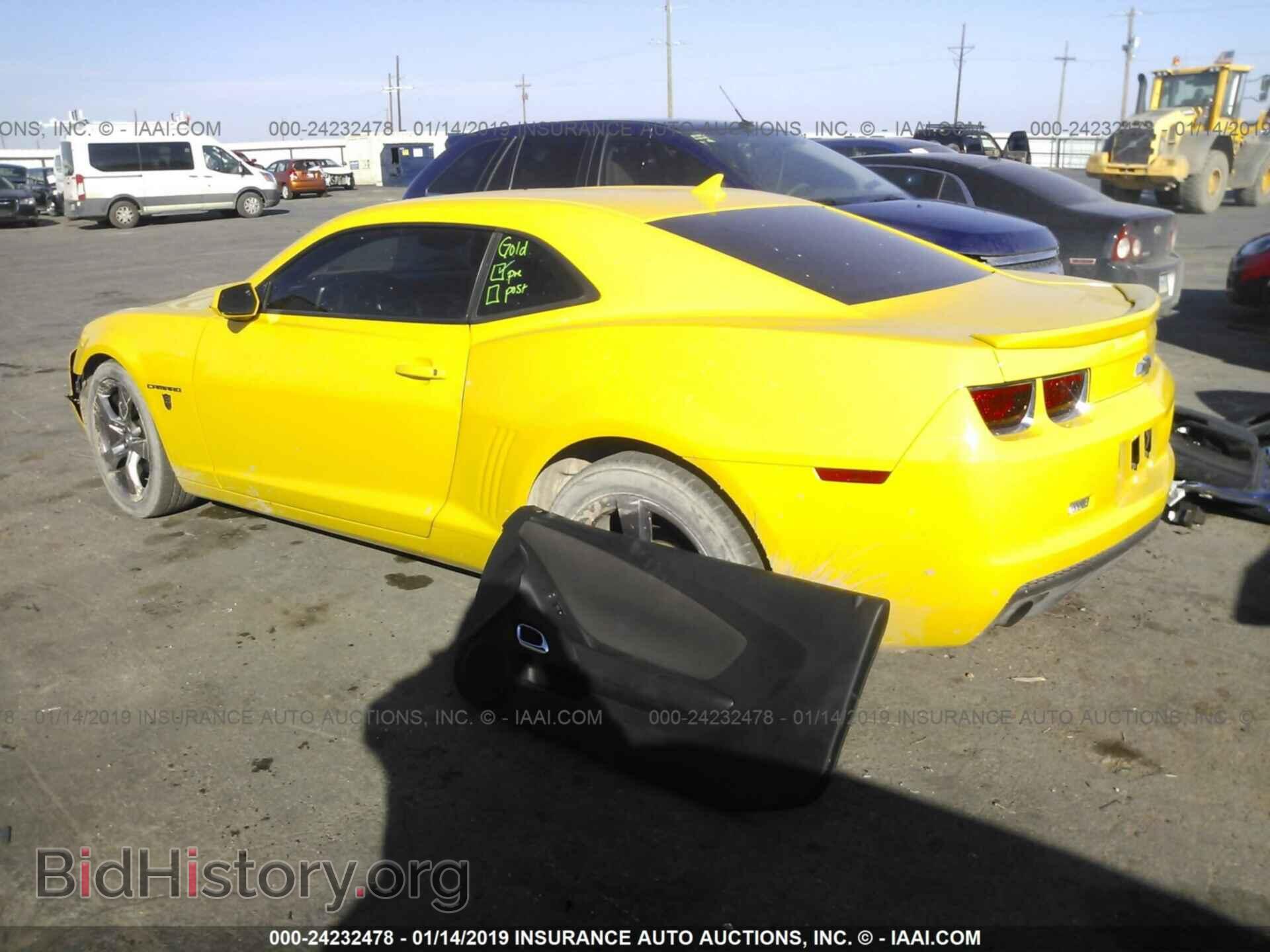 2012 CHEVROLET CAMARO - VIN: 2G1FB1E32C9196961 - Фото 3
