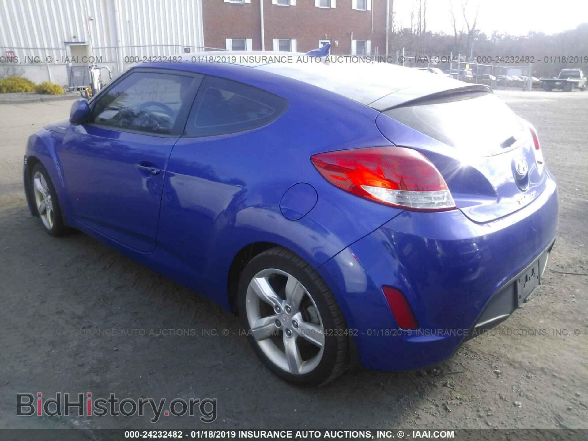2012 HYUNDAI VELOSTER - VIN: KMHTC6AD0CU047496 - Фото 3
