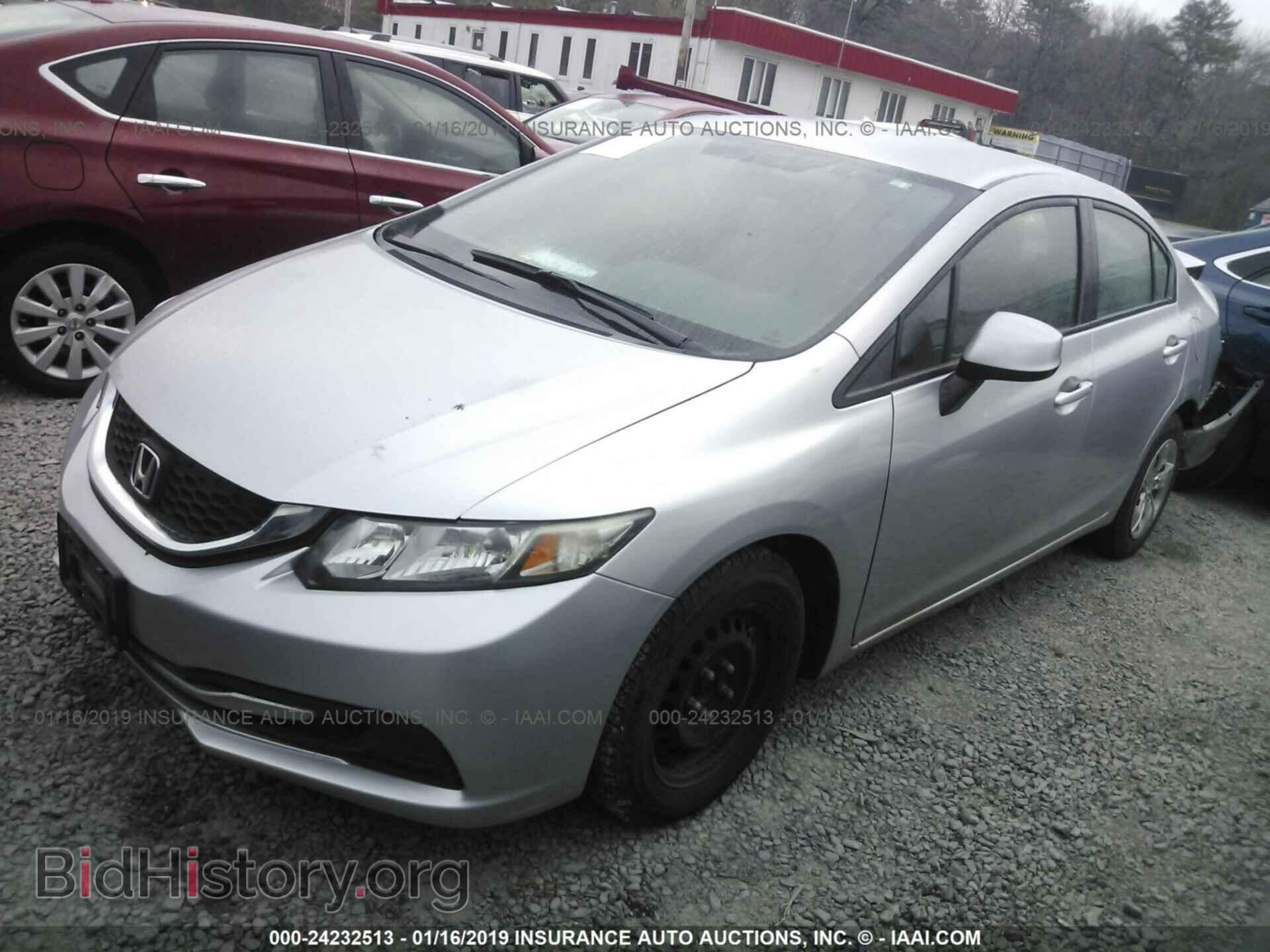 2013 HONDA CIVIC - VIN: 19XFB2F5XDE249163 - Фото 2