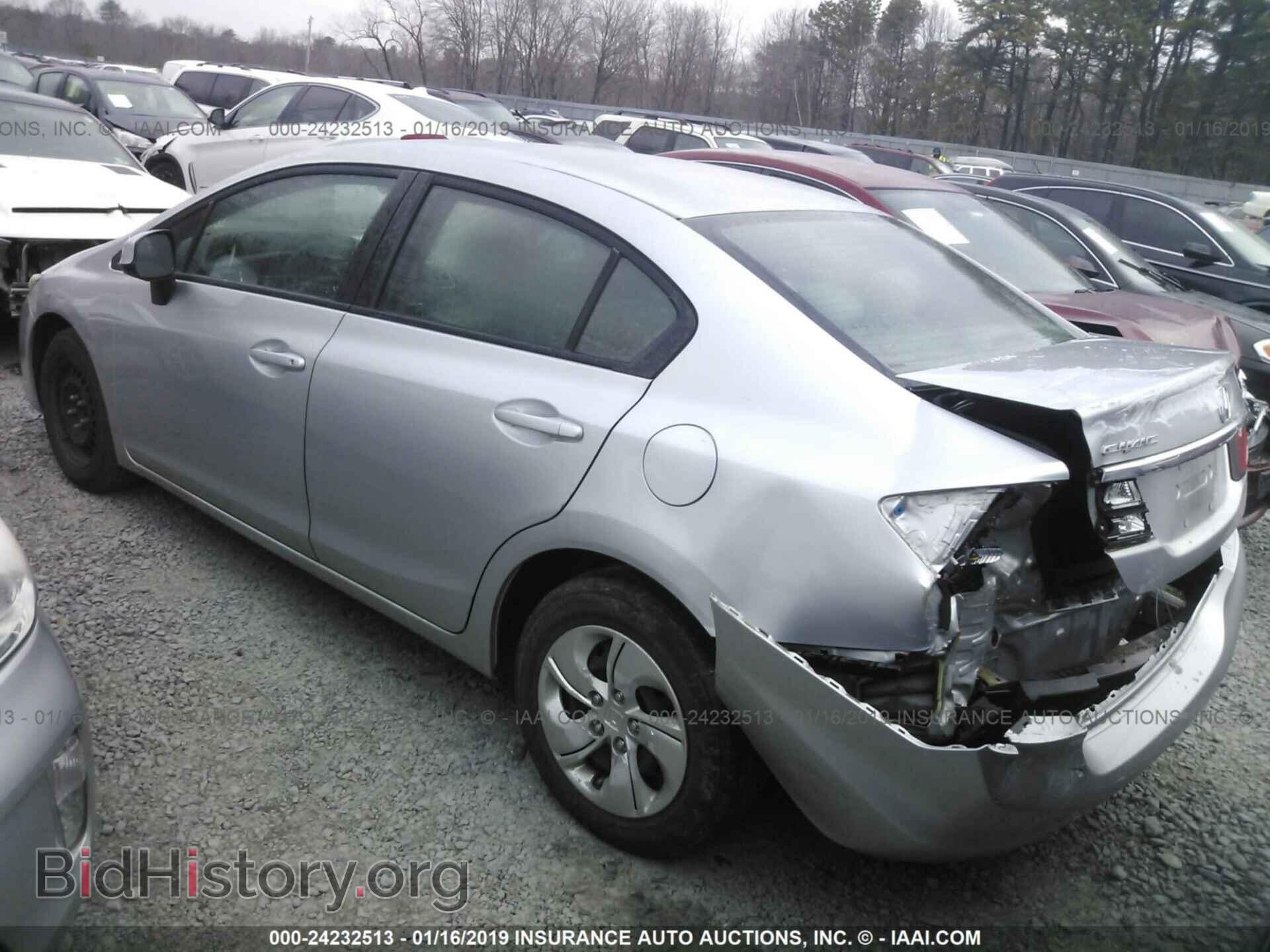 2013 HONDA CIVIC - VIN: 19XFB2F5XDE249163 - Фото 3