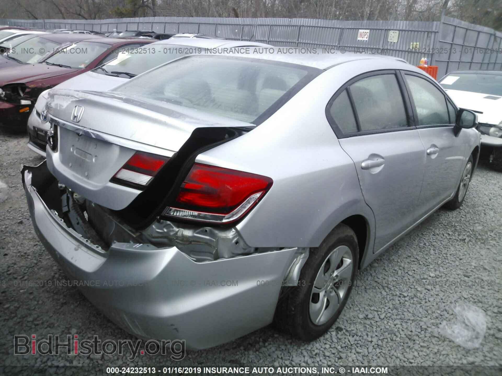 2013 HONDA CIVIC - VIN: 19XFB2F5XDE249163 - Фото 4