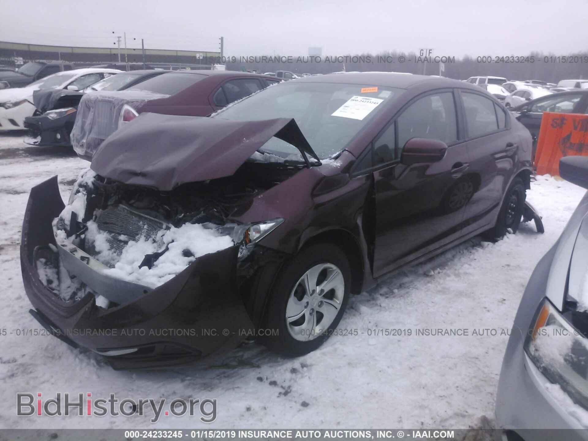 2014 HONDA CIVIC - VIN: 19XFB2F51EE056515 - Фото 2