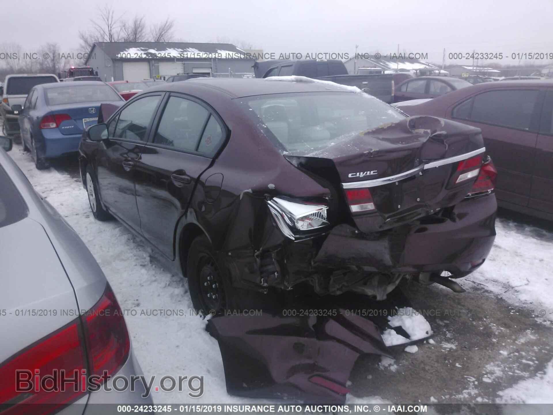 2014 HONDA CIVIC - VIN: 19XFB2F51EE056515 - Фото 3