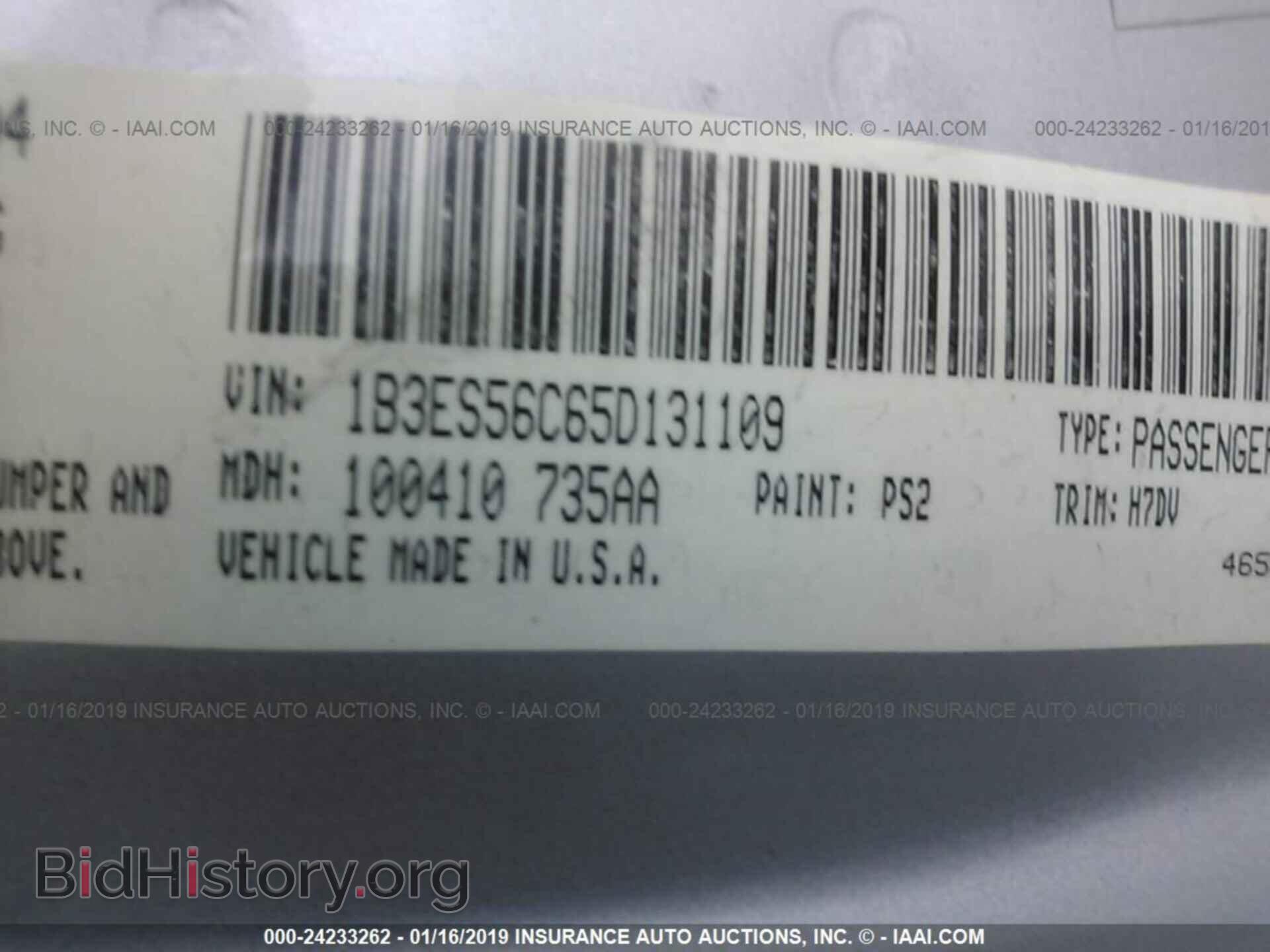 2005 DODGE NEON - VIN: 1B3ES56C65D131109 - Photo 9