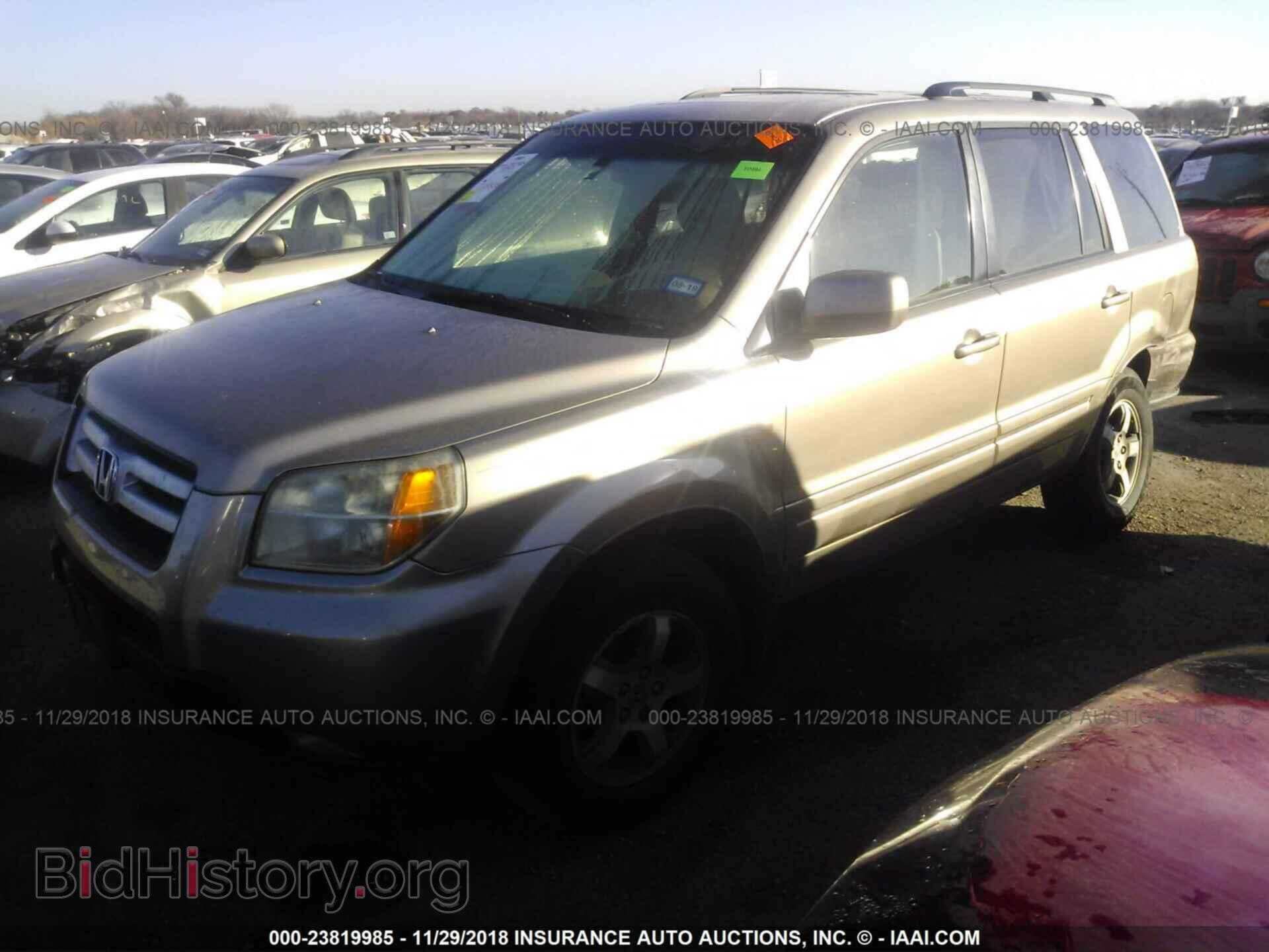 2006 HONDA PILOT - VIN: 5FNYF28536B052293 - Photo 2