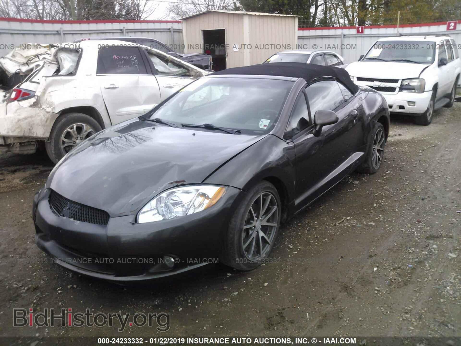 2011 MITSUBISHI ECLIPSE - VIN: 4A37L2EF6BE003180 - Фото 2