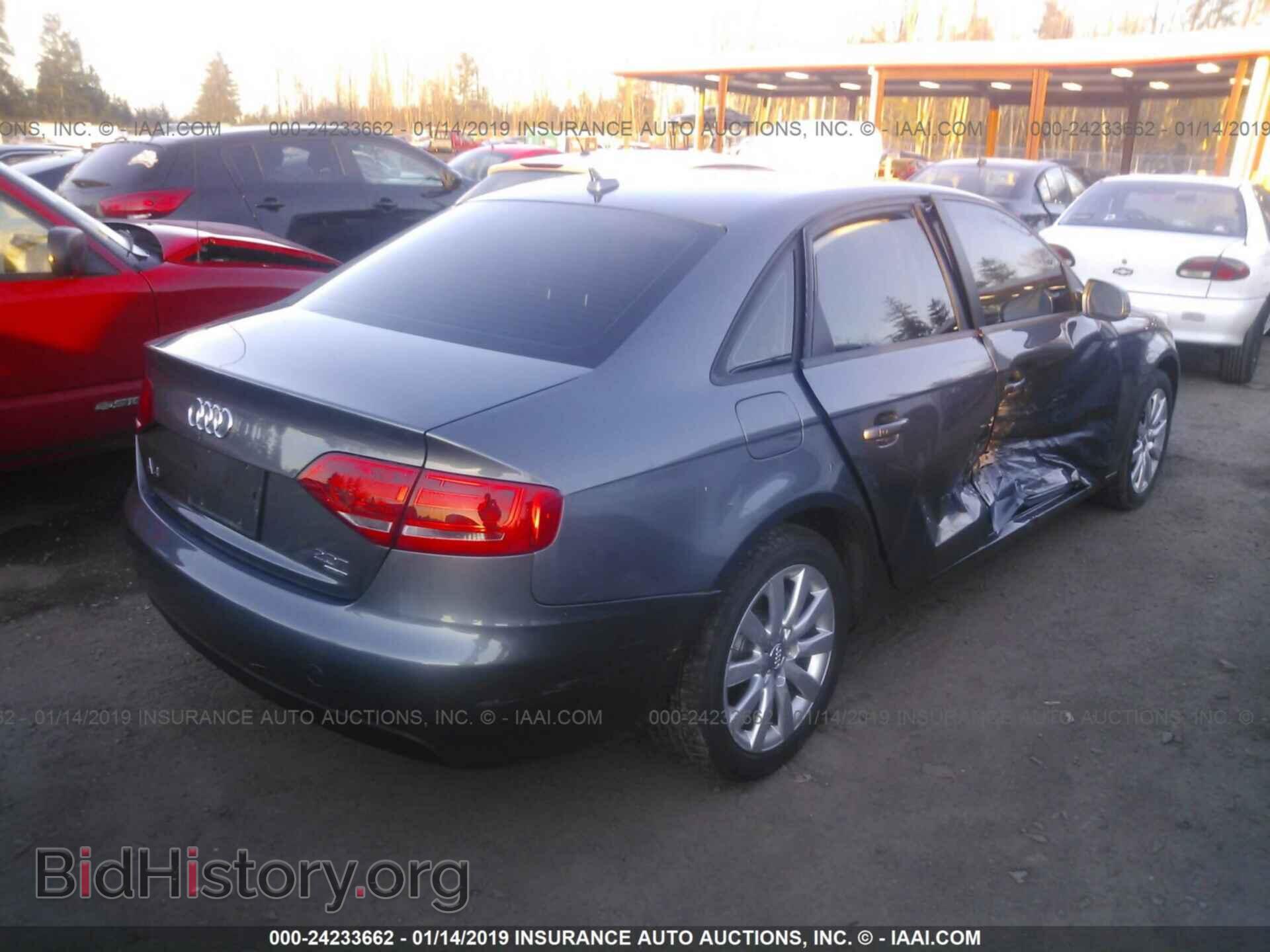 2012 AUDI A4 - VIN: WAUDFAFL9CA080272 - Фото 4