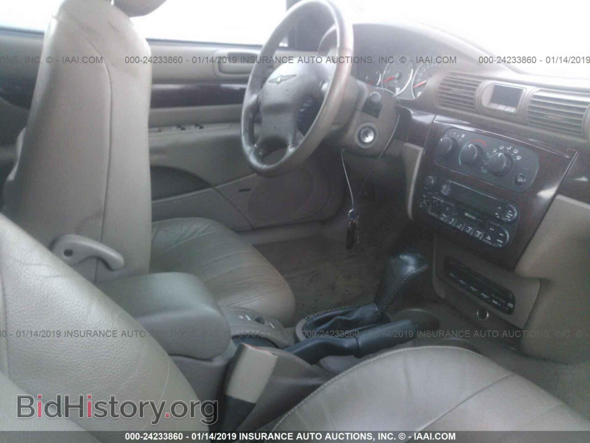 2001 CHRYSLER SEBRING - VIN: 1C3EL55U51N678726 - Photo 5