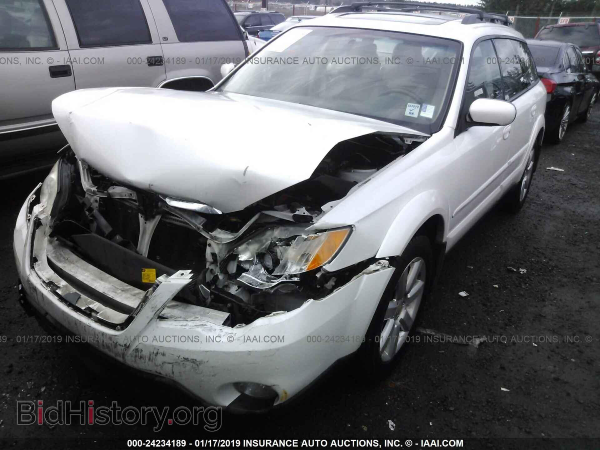 2008 SUBARU OUTBACK - VIN: 4S4BP62C487311167 - Фото 2