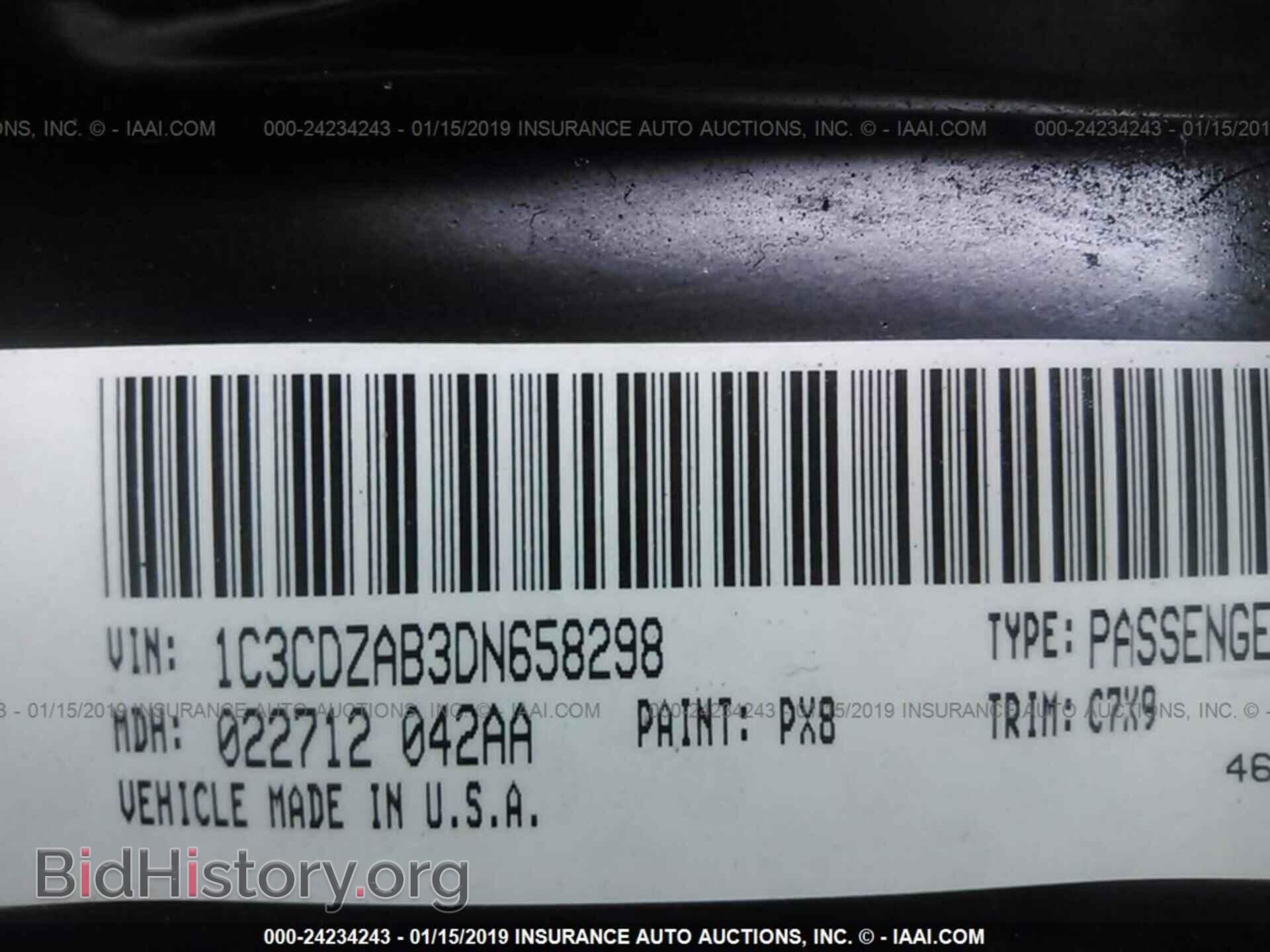 2013 DODGE AVENGER - VIN: 1C3CDZAB3DN658298 - Фото 9