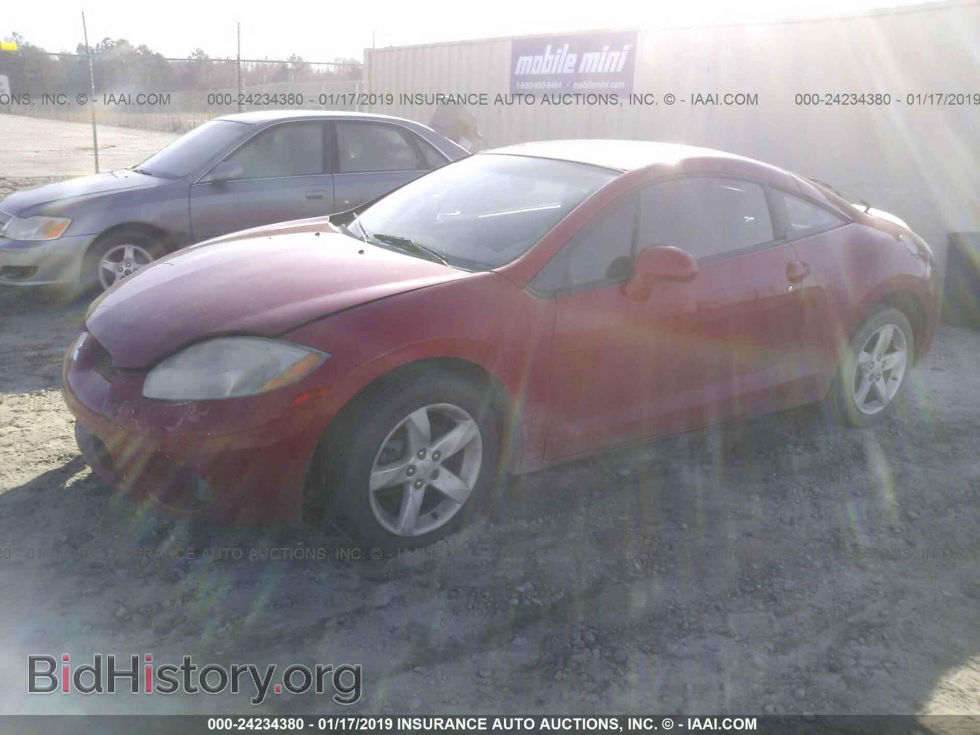 2007 MITSUBISHI ECLIPSE - VIN: 4A3AK24F27E018972 - Photo 2