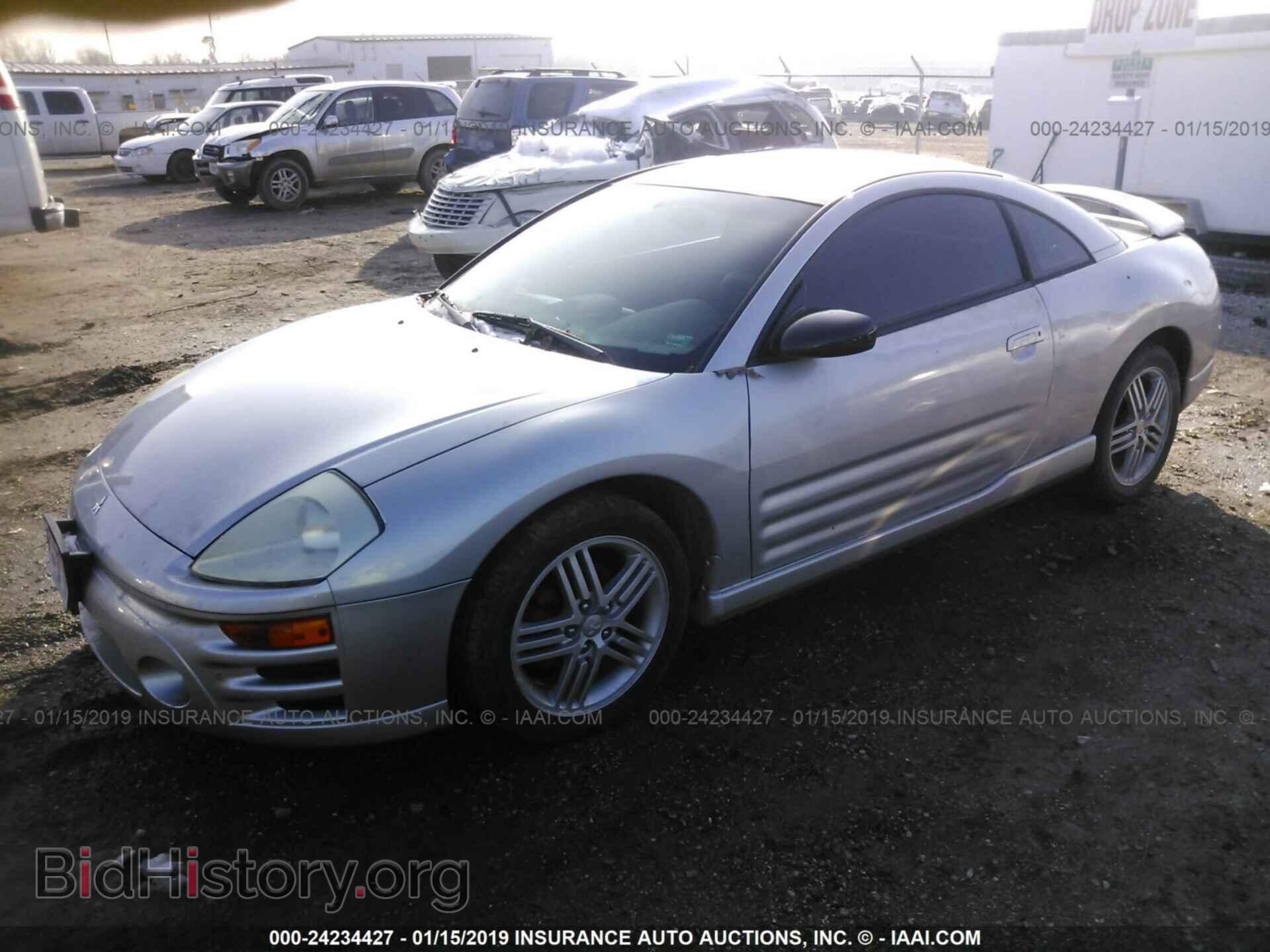 2004 MITSUBISHI ECLIPSE - VIN: 4A3AC84H04E043527 - Фото 2