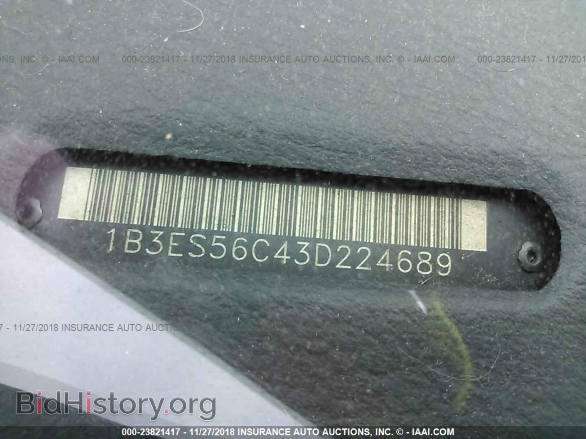 2003 DODGE NEON - VIN: 1B3ES56C43D224689 - Фото 9