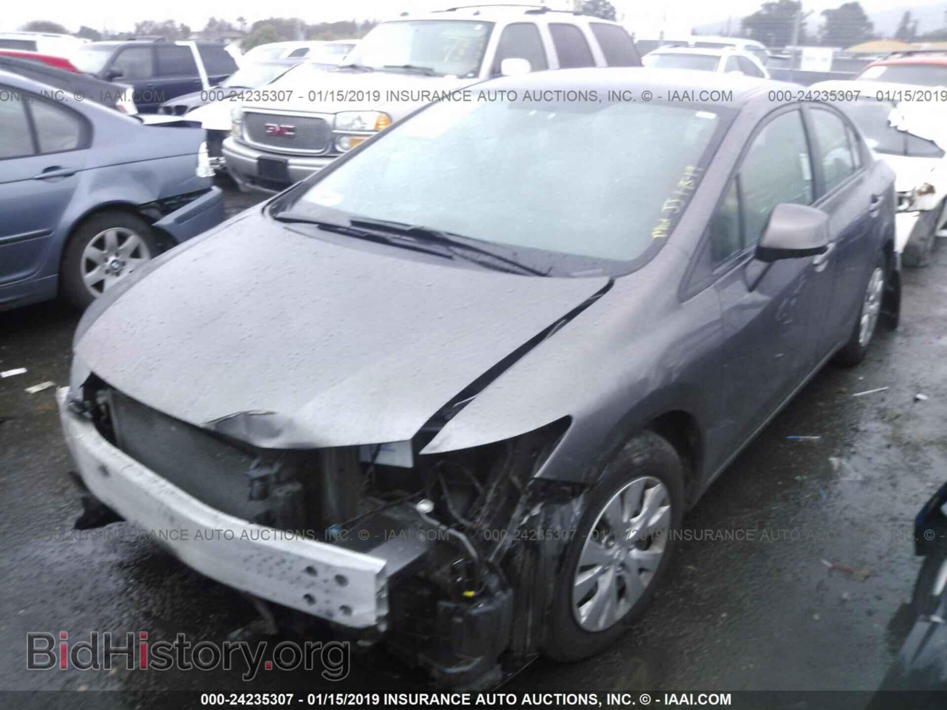 2012 HONDA CIVIC - VIN: 19XFB2F51CE343429 - Фото 2