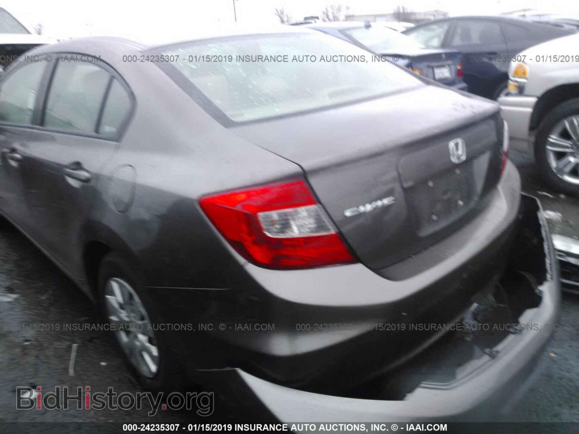 2012 HONDA CIVIC - VIN: 19XFB2F51CE343429 - Фото 3