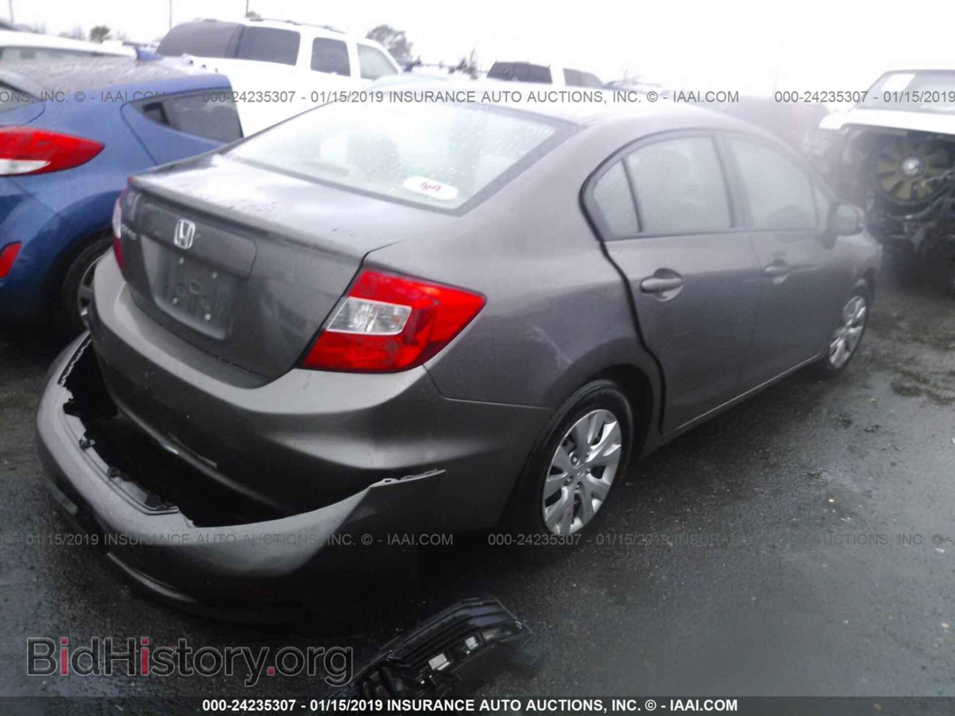 2012 HONDA CIVIC - VIN: 19XFB2F51CE343429 - Фото 4