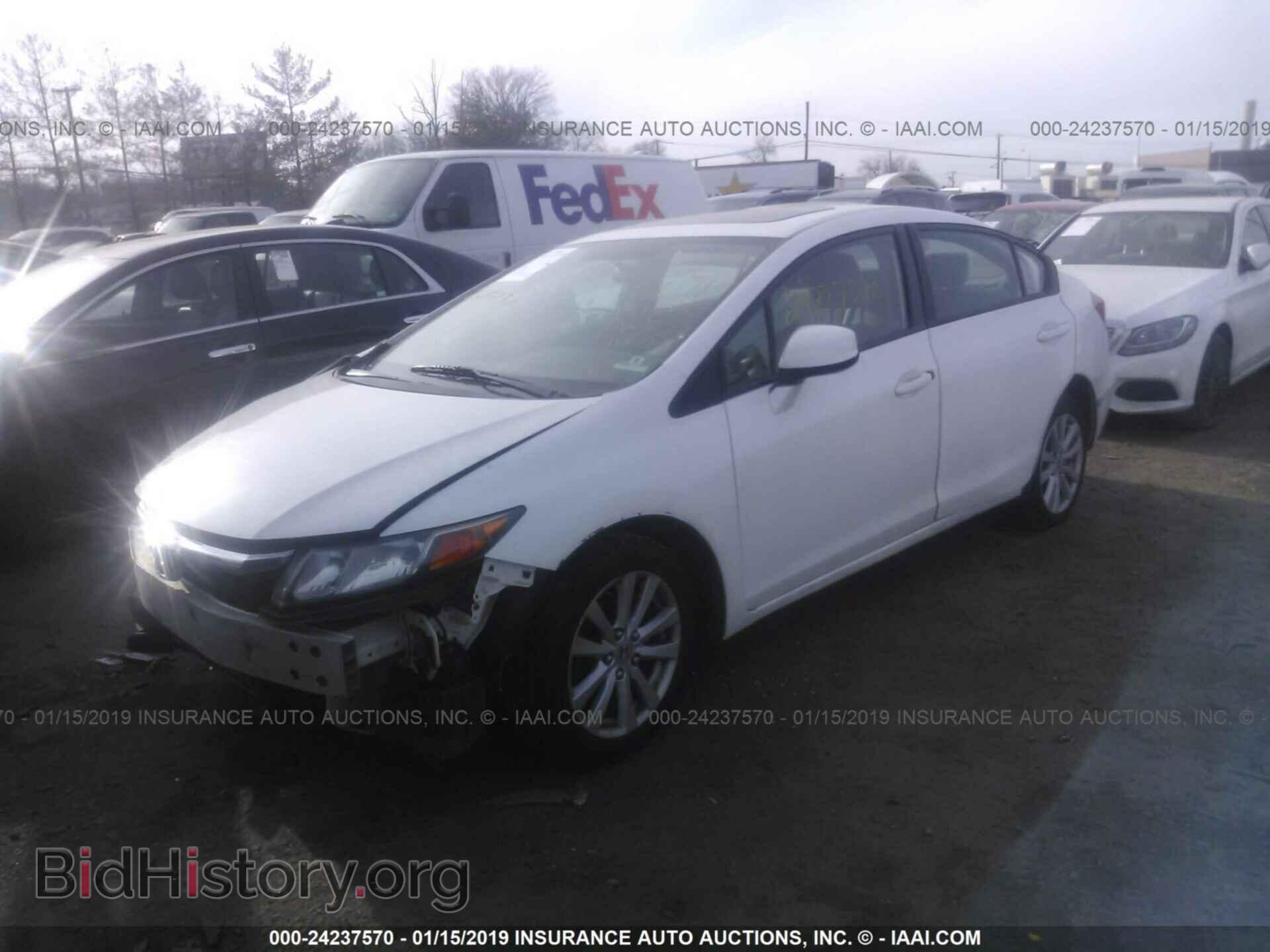 2012 HONDA CIVIC - VIN: 2HGFB2F81CH520979 - Photo 2