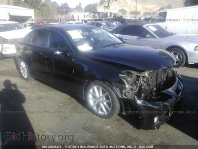 2011 Lexus IS, черный — VIN JTHBF5C20B5156853, IAAI
