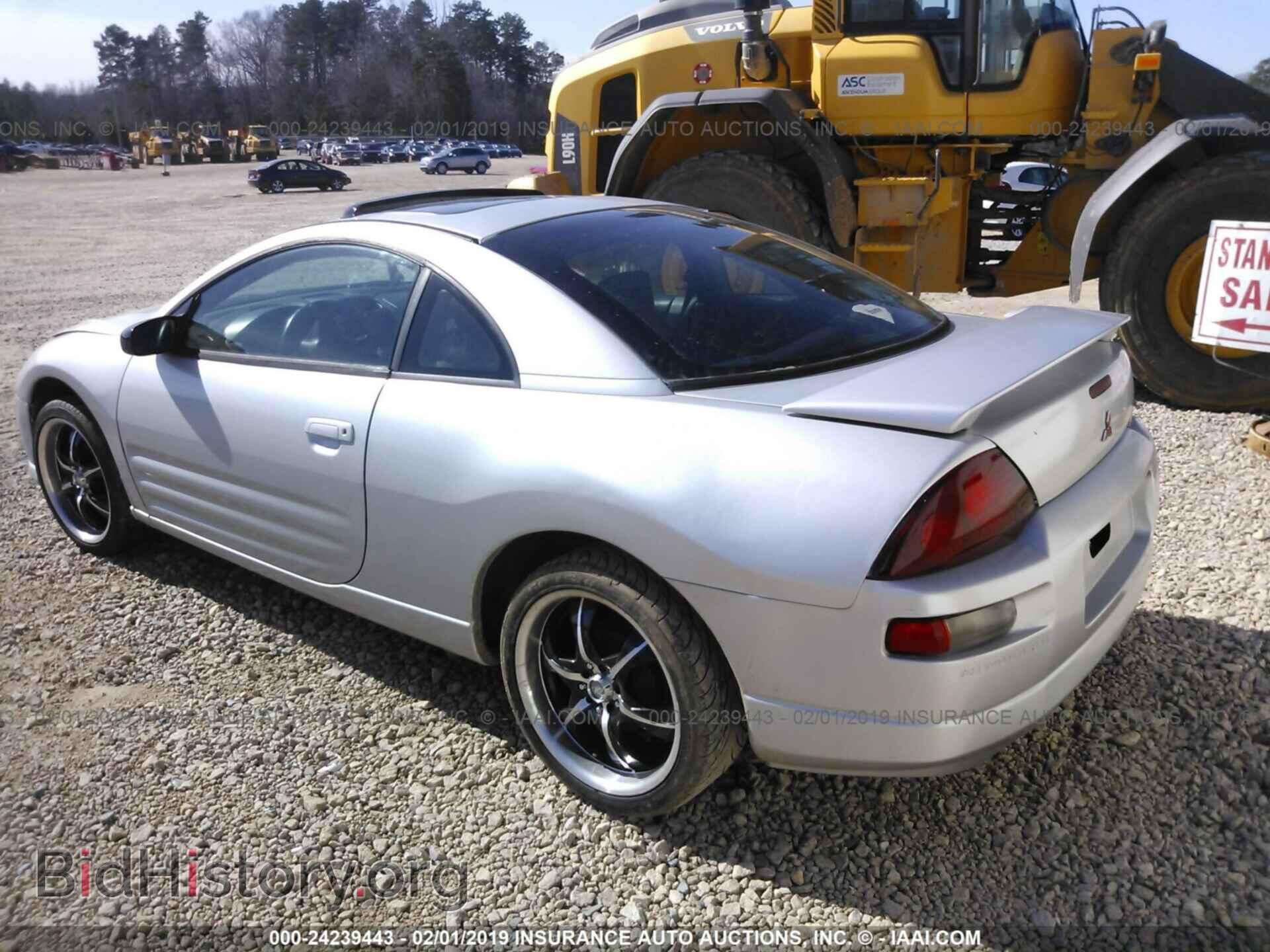 2001 MITSUBISHI ECLIPSE - VIN: 4A3AC44G01E076927 - Фото 3