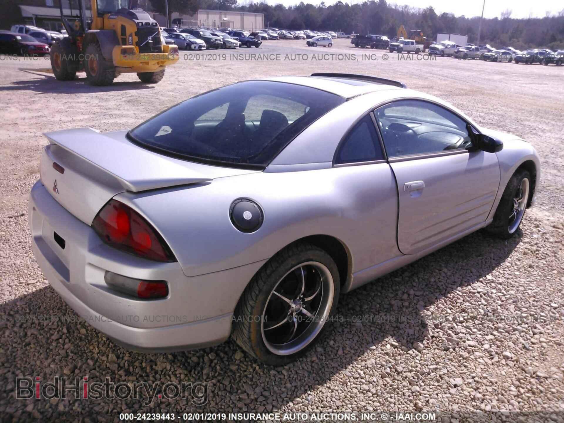 2001 MITSUBISHI ECLIPSE - VIN: 4A3AC44G01E076927 - Фото 4