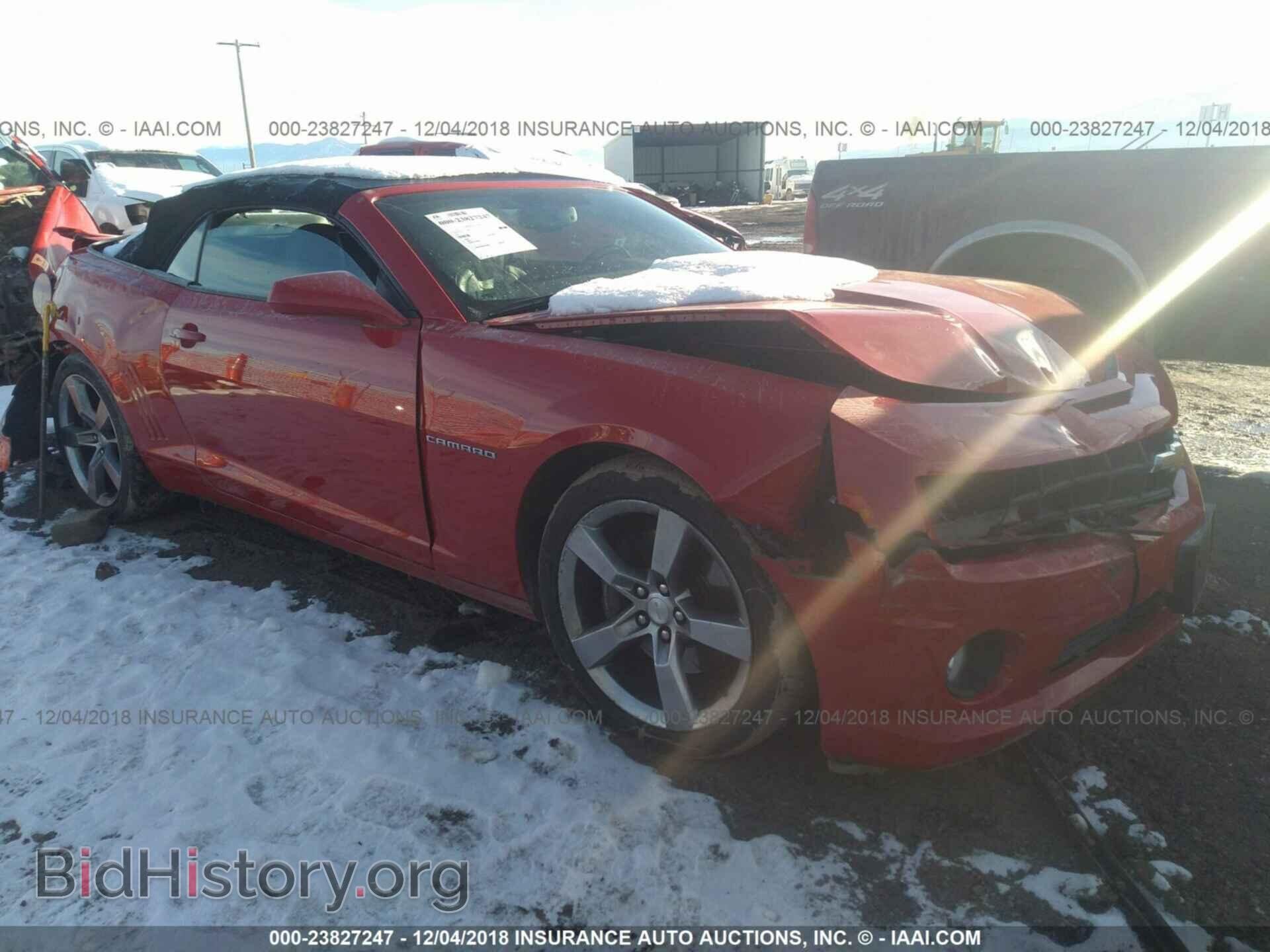Photo 2G1FK3DJ0B9180980 - CHEVROLET CAMARO 2011