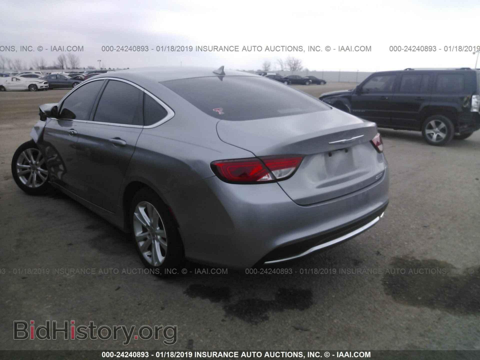 2015 CHRYSLER 200 - VIN: 1C3CCCAB5FN750838 - Фото 3