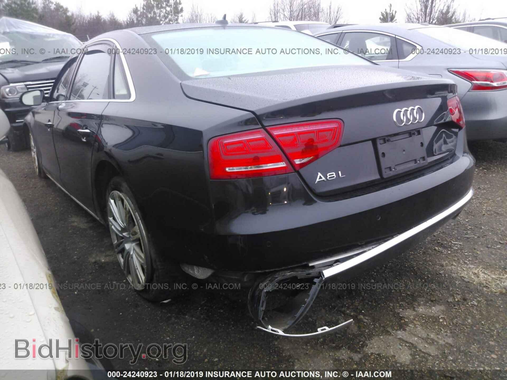 2014 AUDI A8 - VIN: WAURGAFD5EN013109 - Фото 3