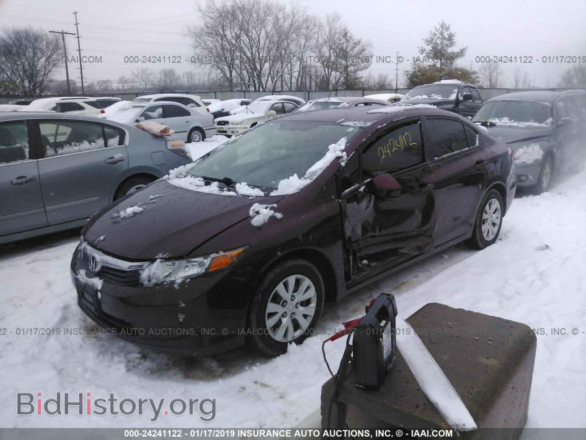 2012 HONDA CIVIC - VIN: 19XFB2F52CE107419 - Photo 2