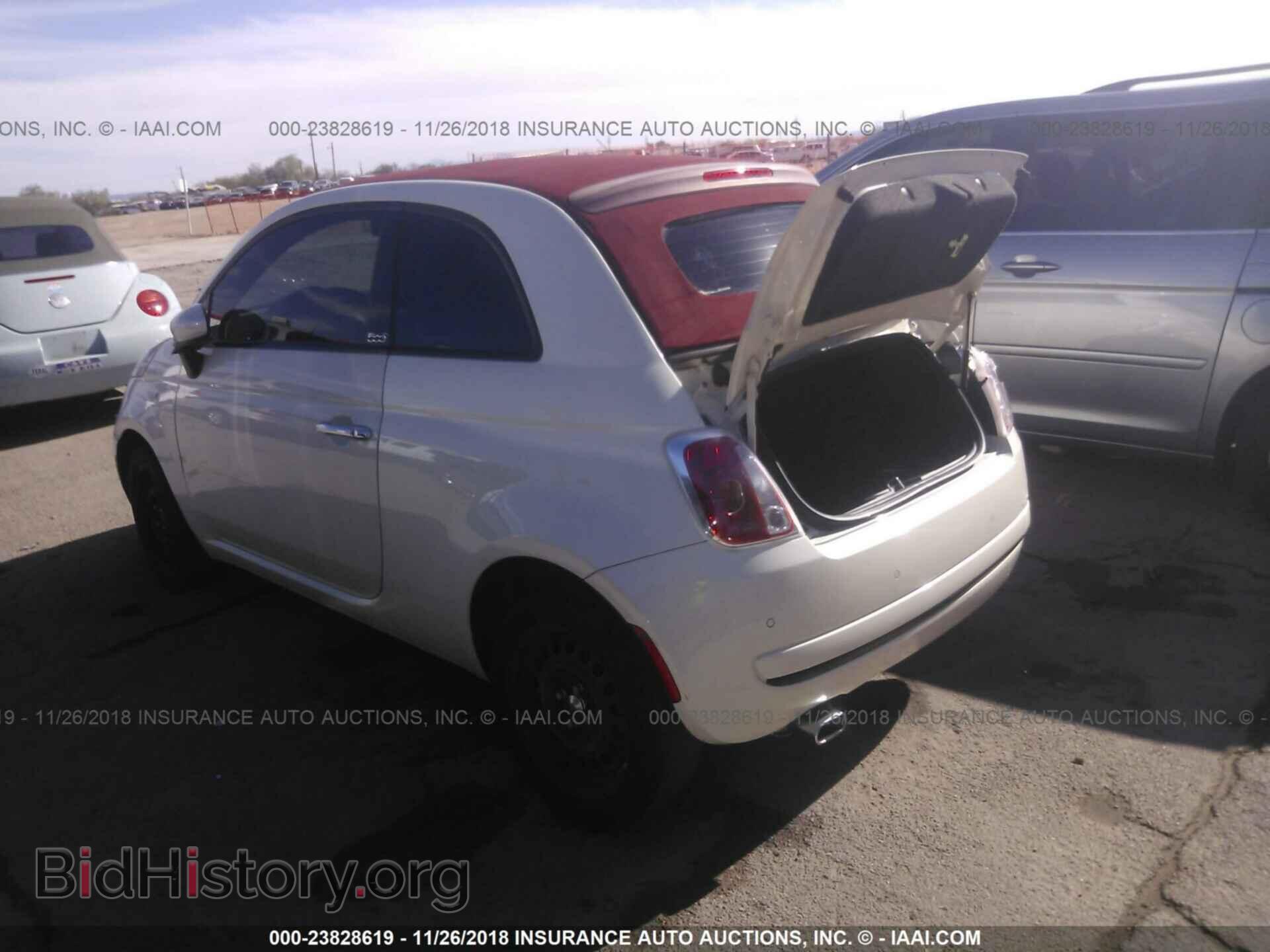 2013 FIAT 500 - VIN: 3C3CFFDR7DT539705 - Фото 3