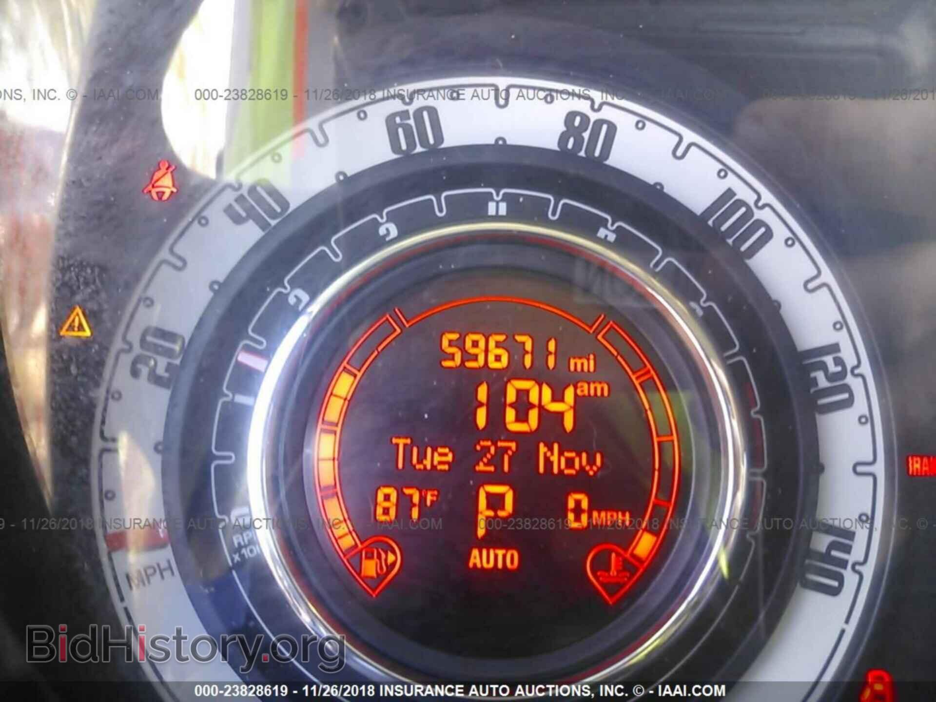 2013 FIAT 500 - VIN: 3C3CFFDR7DT539705 - Фото 7