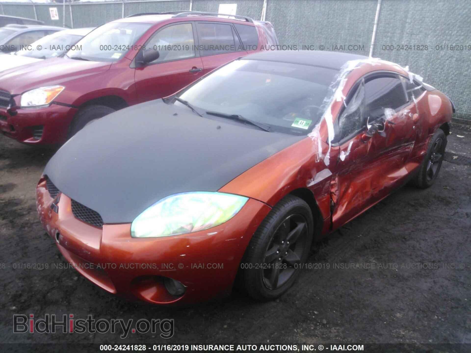 2007 MITSUBISHI ECLIPSE - VIN: 4A3AK24F17E063384 - Фото 2