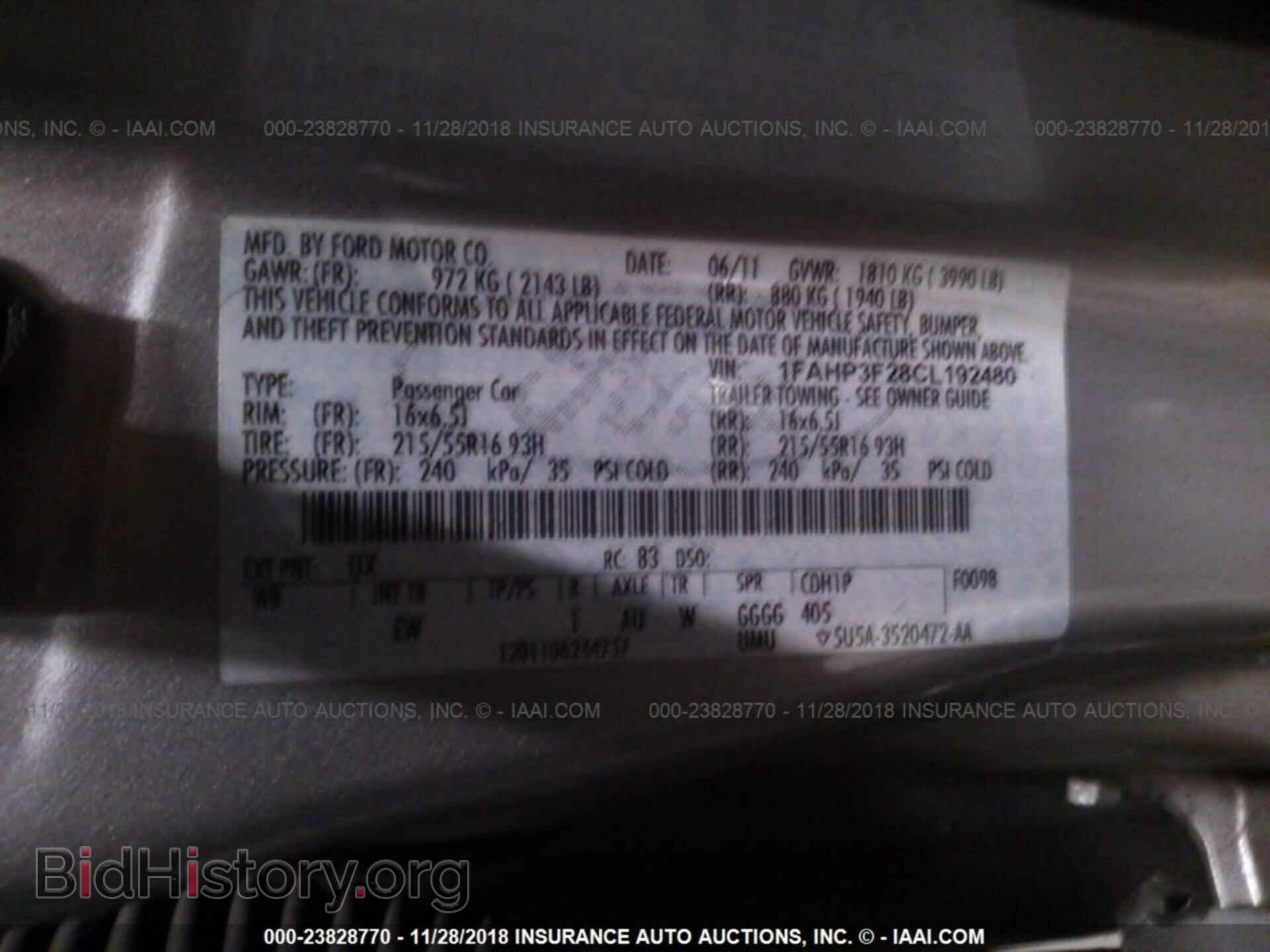 2012 FORD FOCUS - VIN: 1FAHP3F28CL192480 - Photo 9