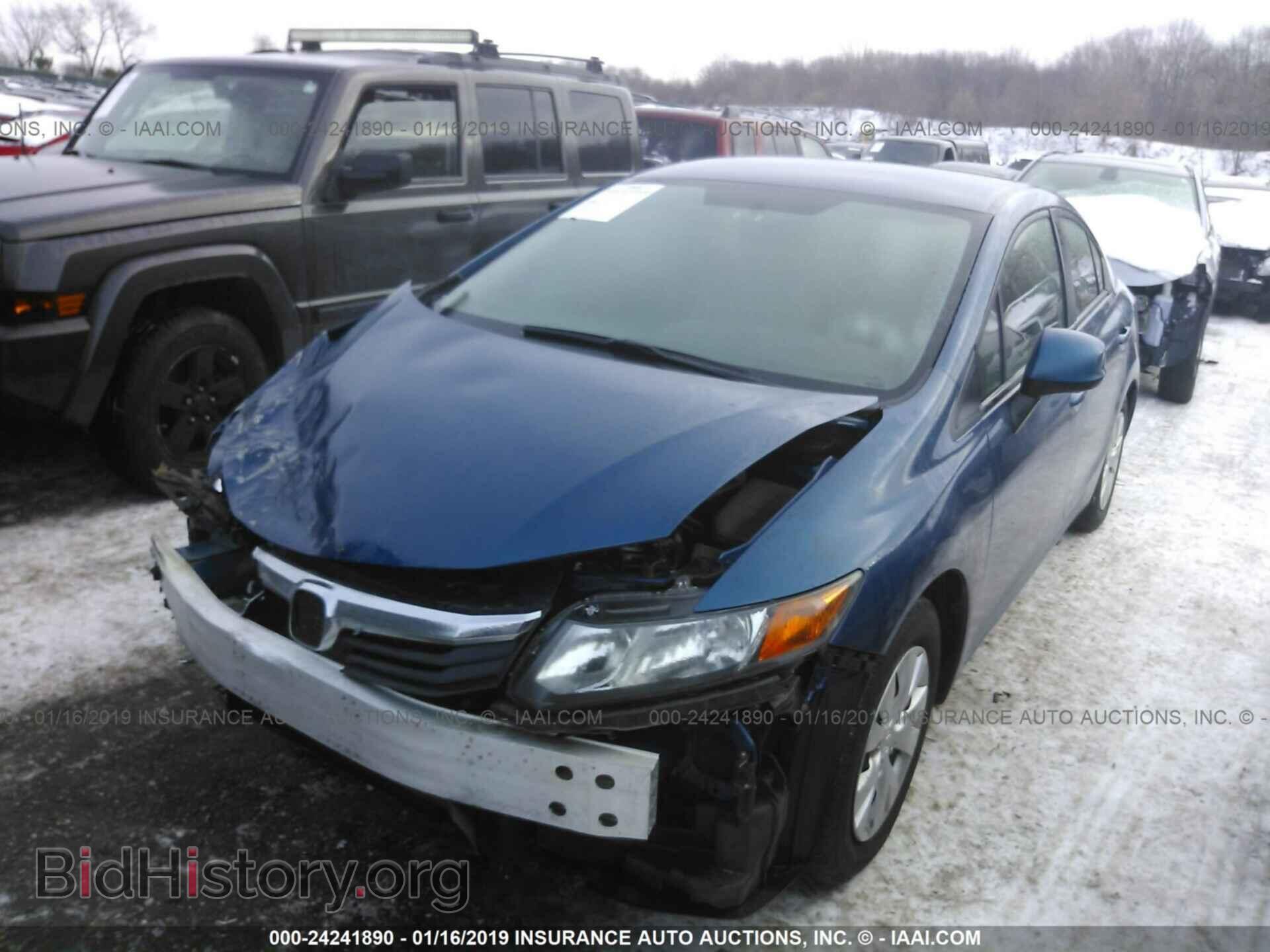 2012 HONDA CIVIC - VIN: 19XFB2F52CE015985 - Photo 2