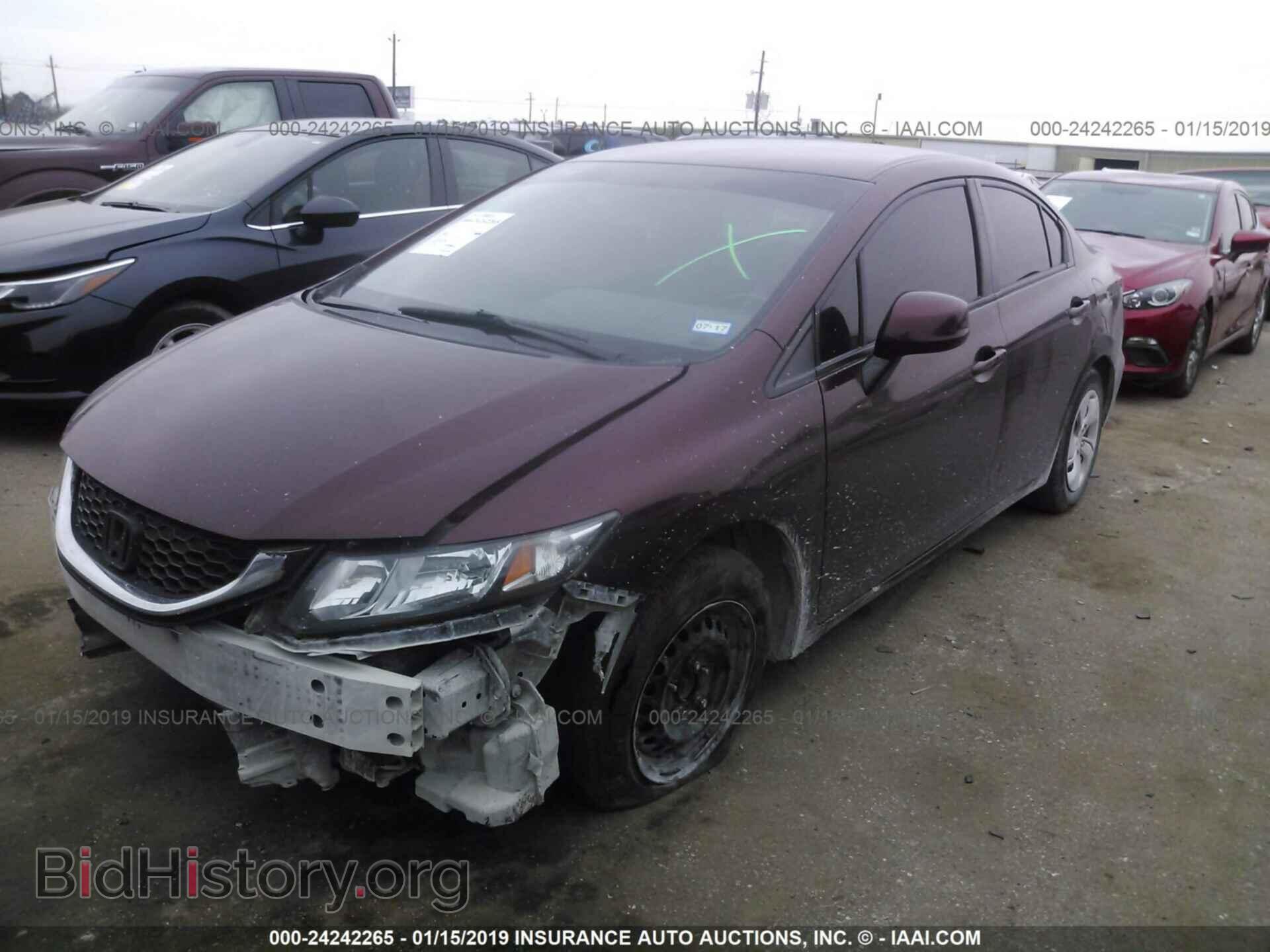 2013 HONDA CIVIC - VIN: 19XFB2F56DE237074 - Фото 2