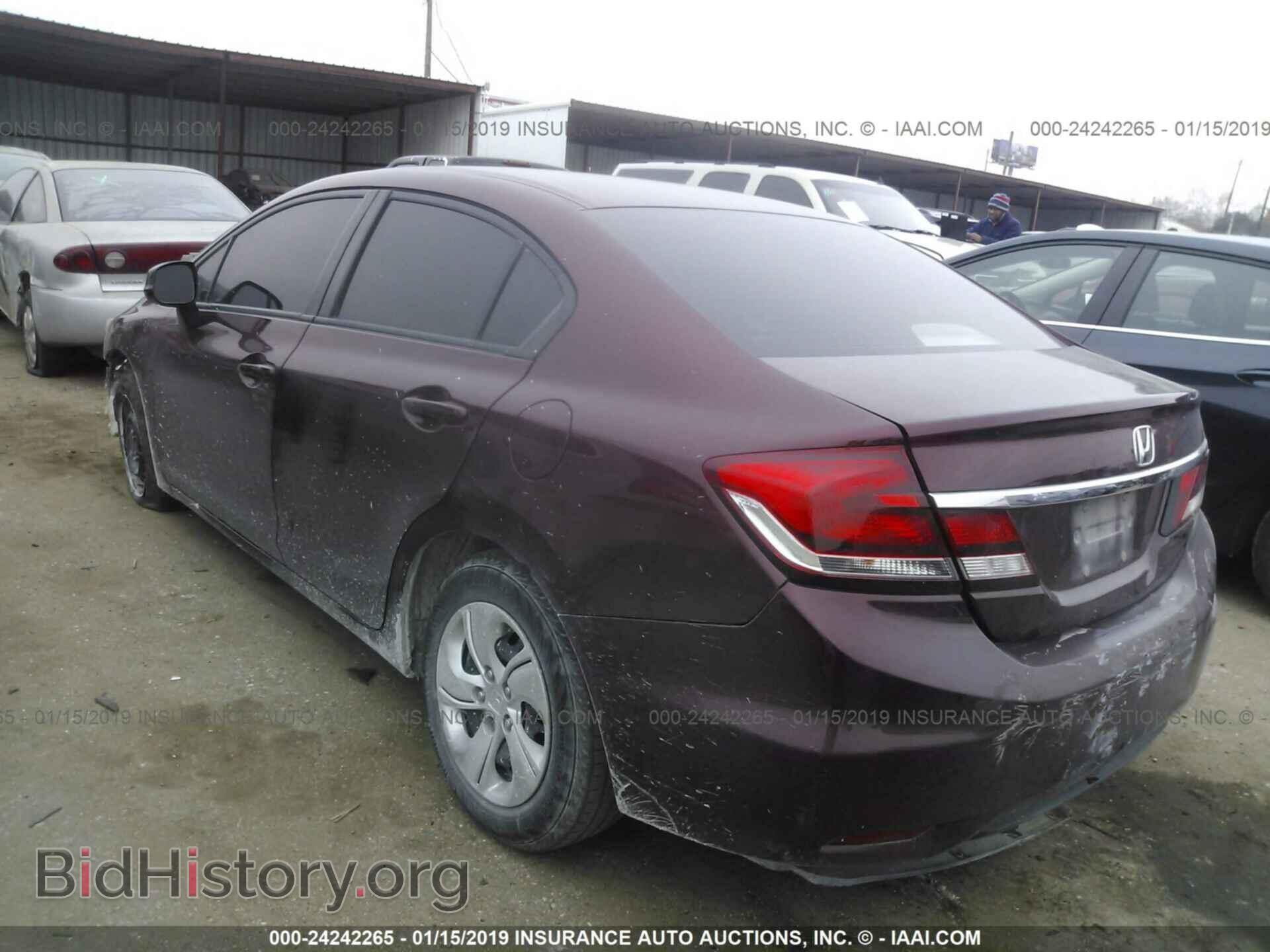 2013 HONDA CIVIC - VIN: 19XFB2F56DE237074 - Фото 3