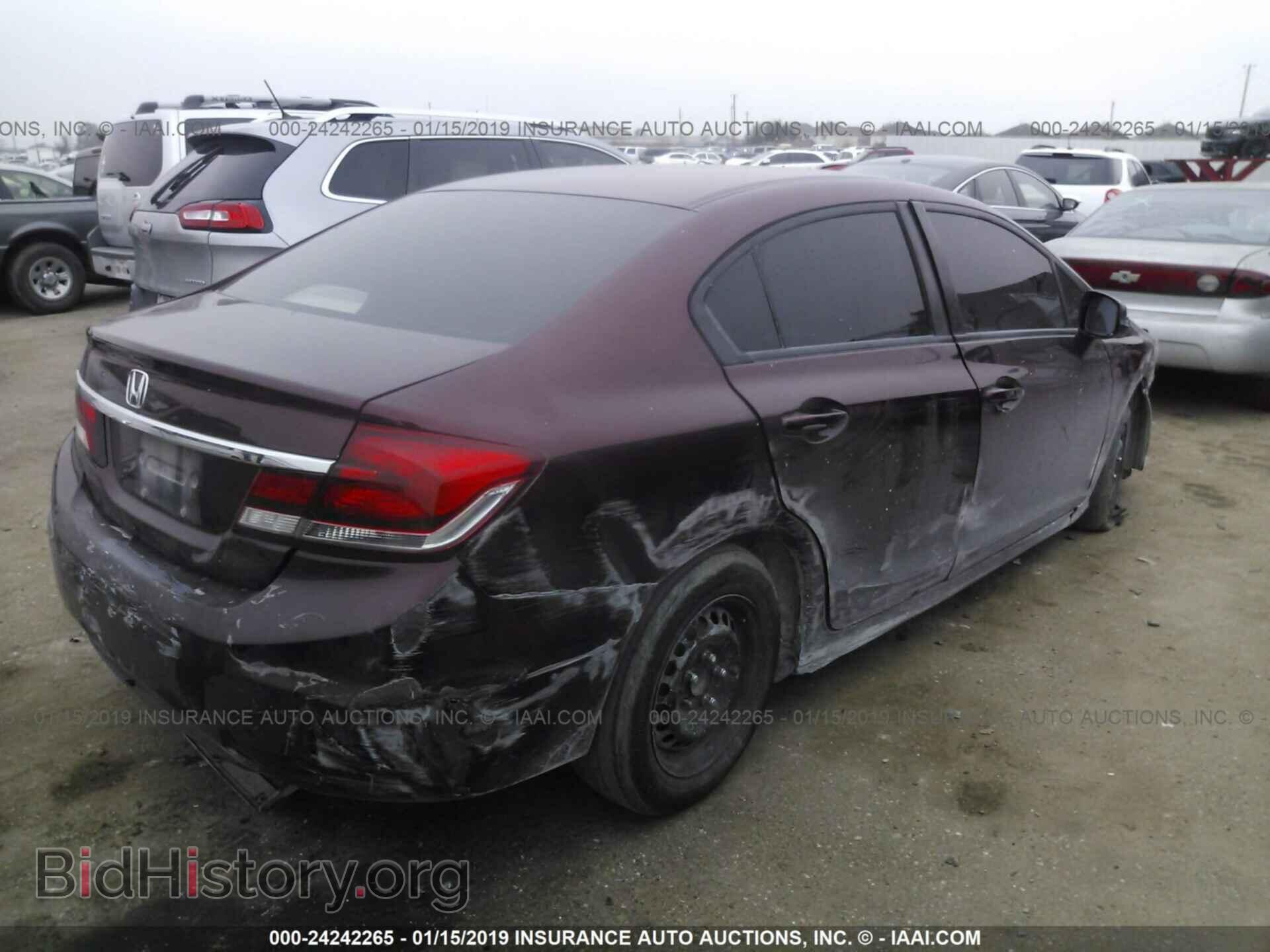 2013 HONDA CIVIC - VIN: 19XFB2F56DE237074 - Фото 4