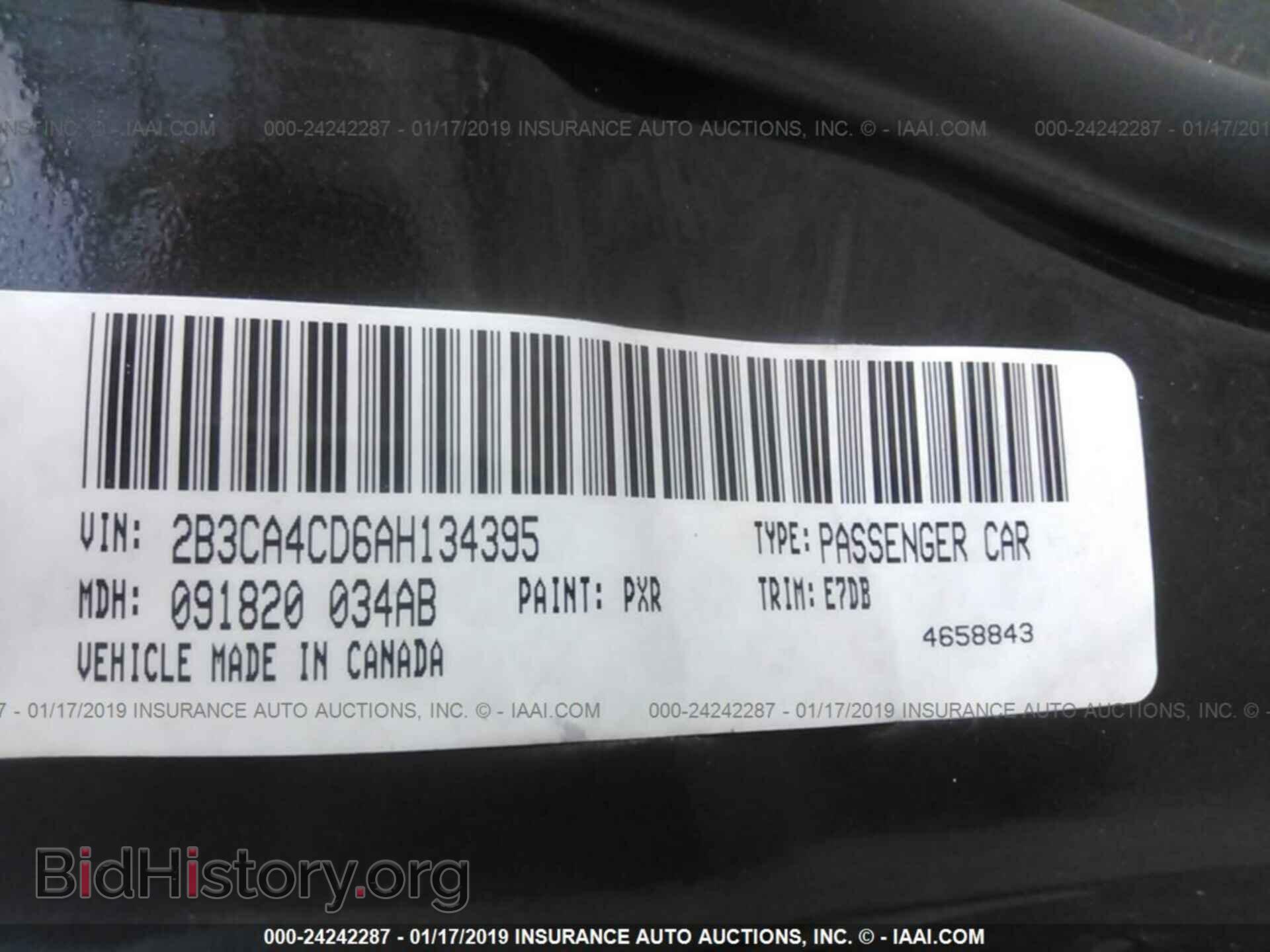 2010 DODGE CHARGER - VIN: 2B3CA4CD6AH134395 - Фото 9