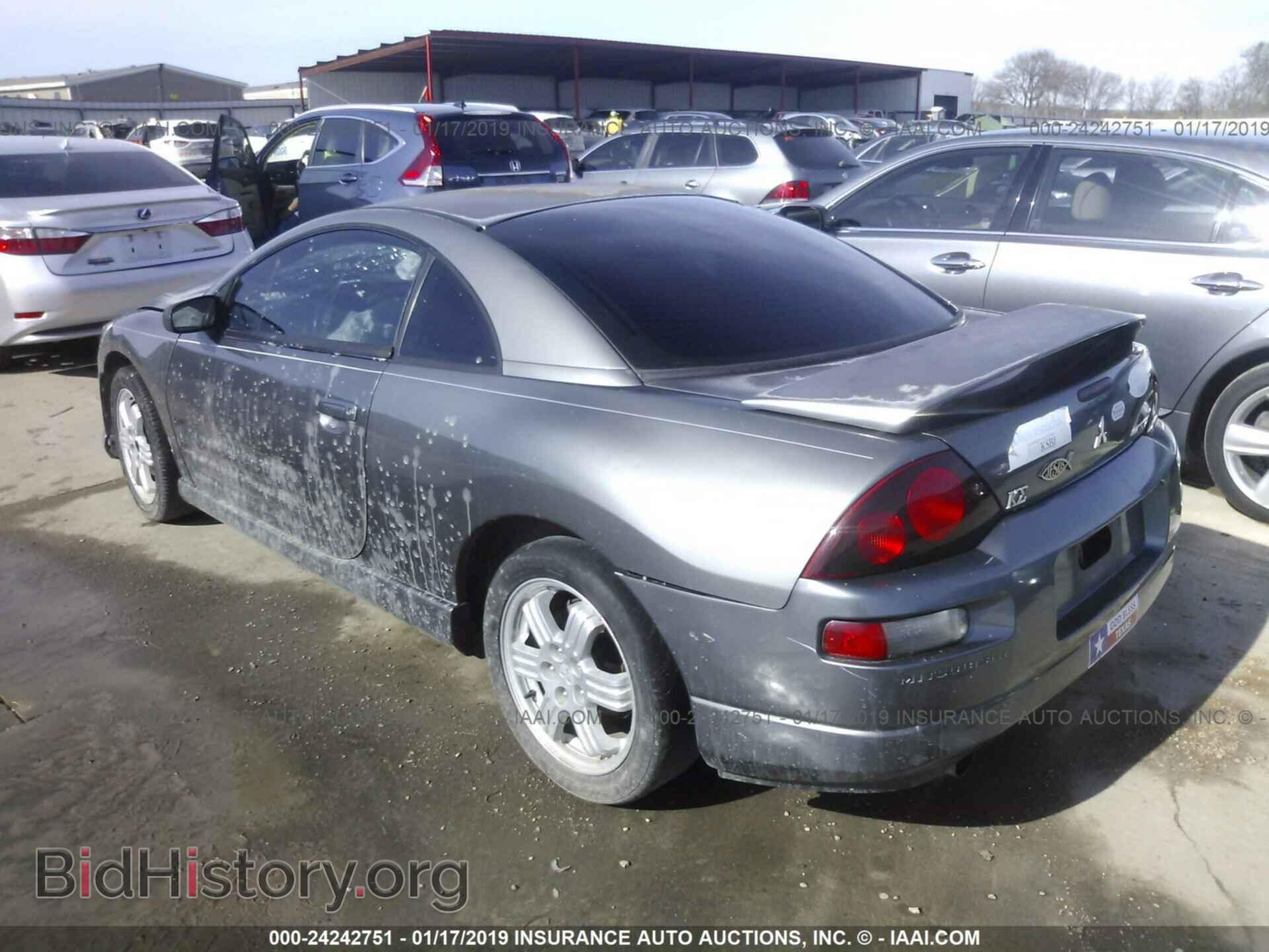 2002 MITSUBISHI ECLIPSE - VIN: 4A3AC84H42E097328 - Фото 3