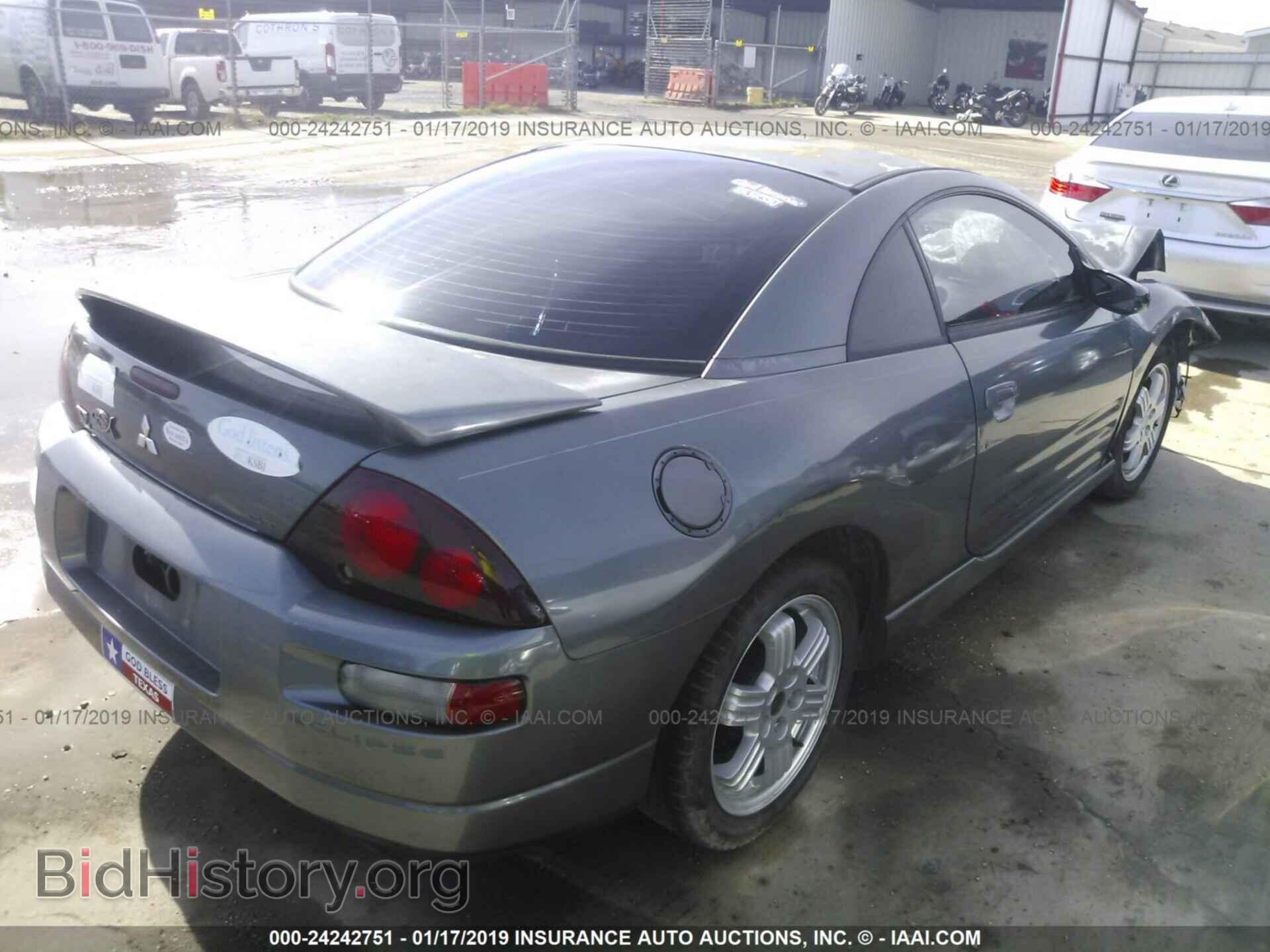 2002 MITSUBISHI ECLIPSE - VIN: 4A3AC84H42E097328 - Фото 4