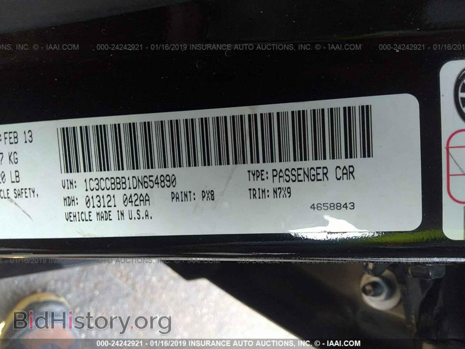 2013 CHRYSLER 200 - VIN: 1C3CCBBB1DN654890 - Photo 9