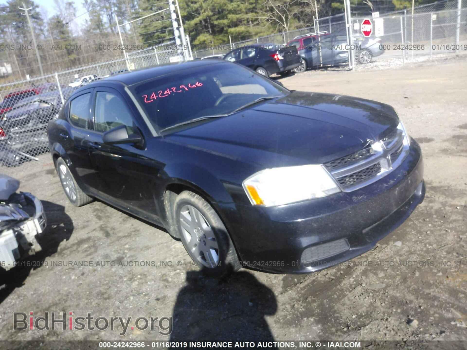 Photo 1C3CDZAB8CN325285 - DODGE AVENGER 2012